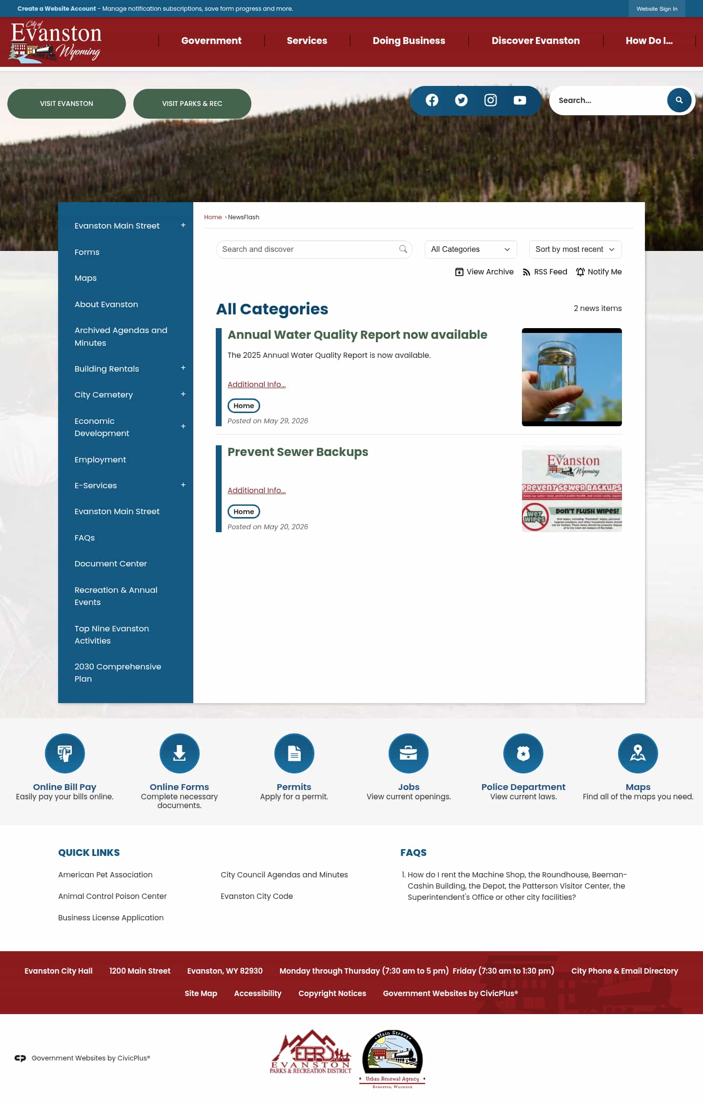 Latest website image capture