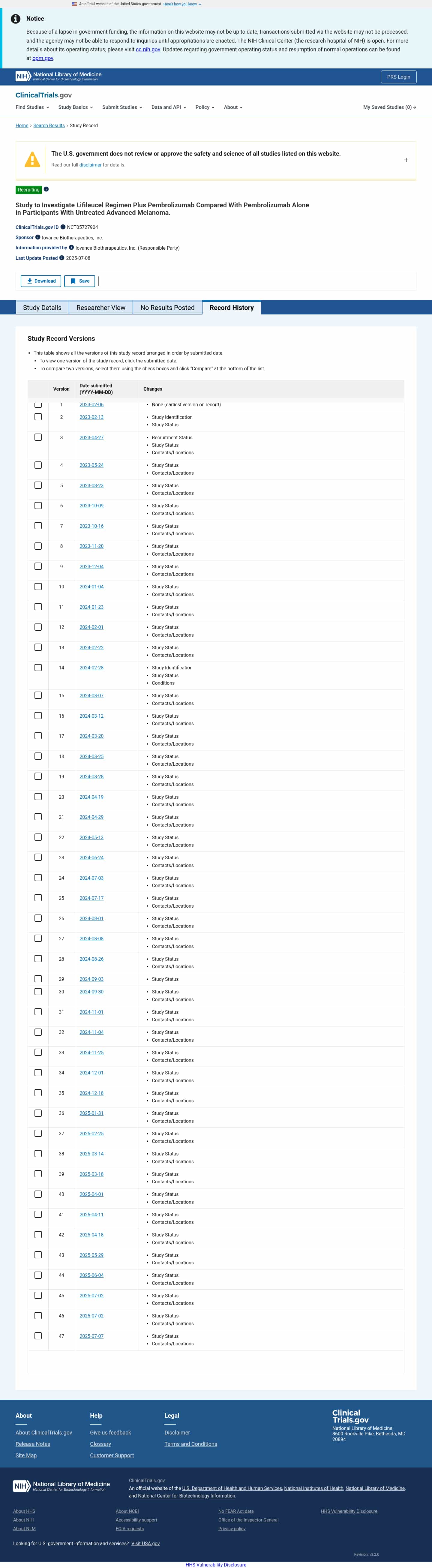 Latest website image capture