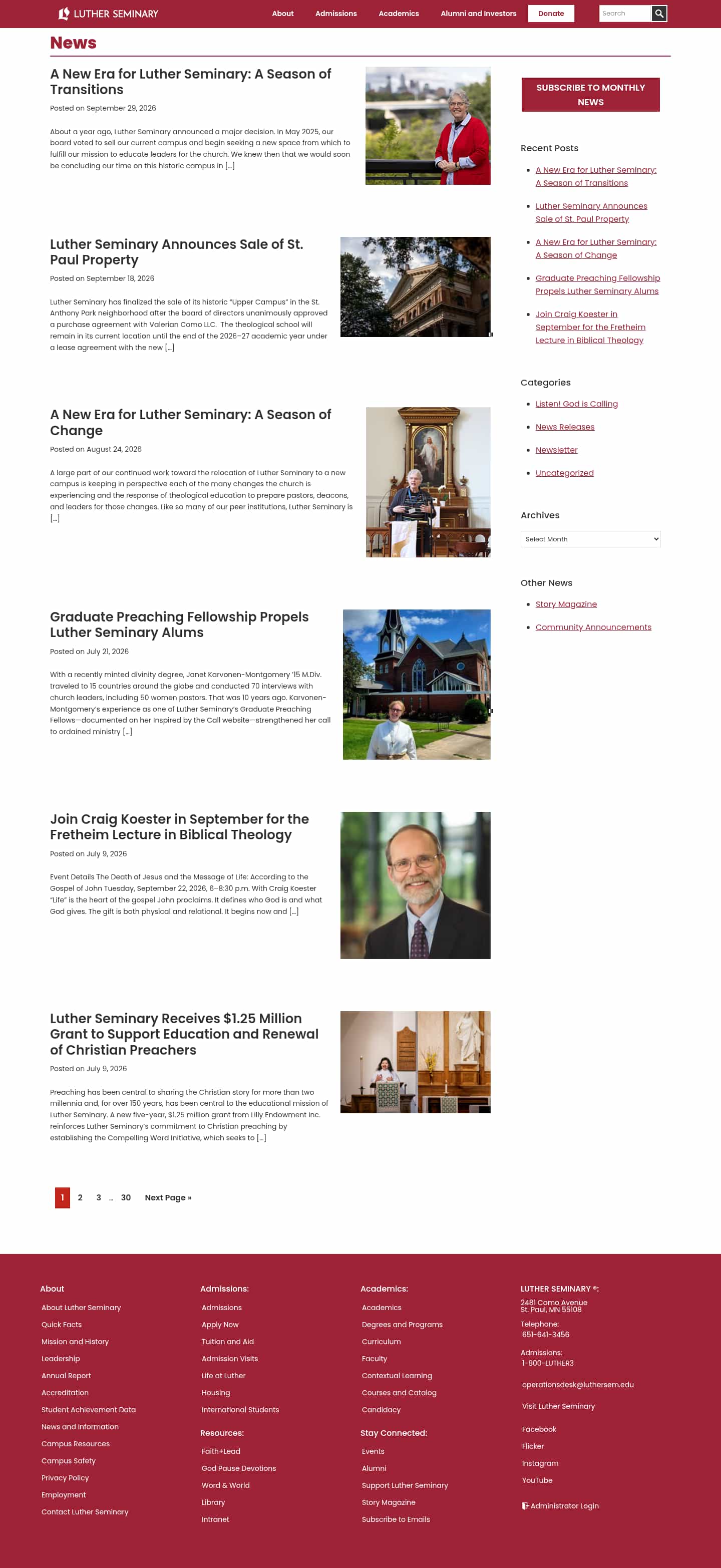 Latest website image capture
