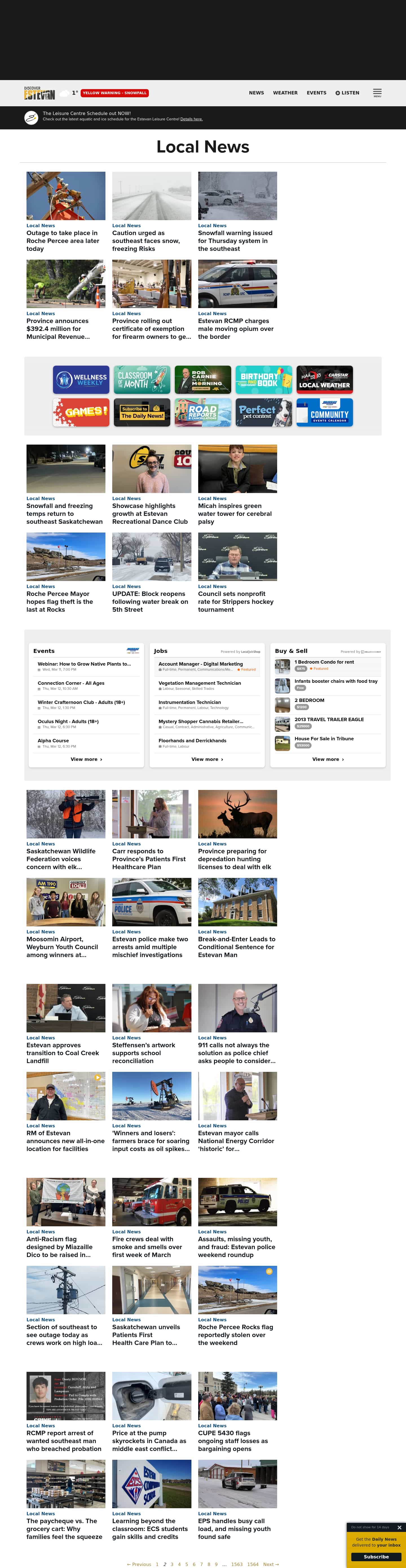 Latest website image capture