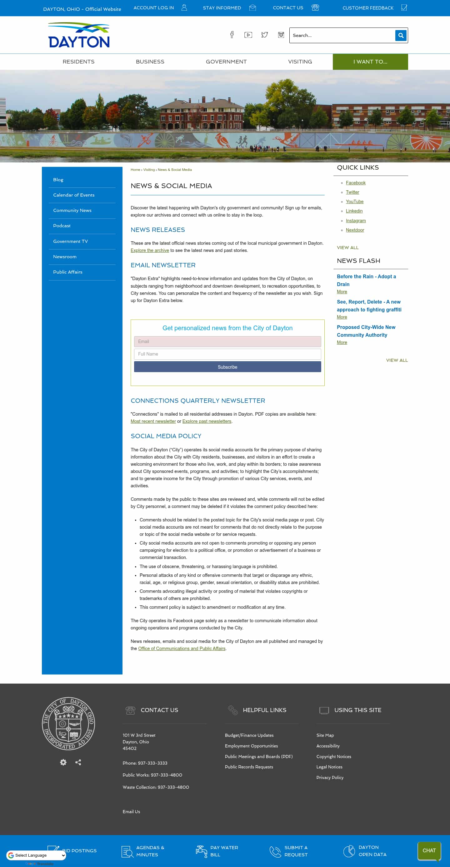 Latest website image capture