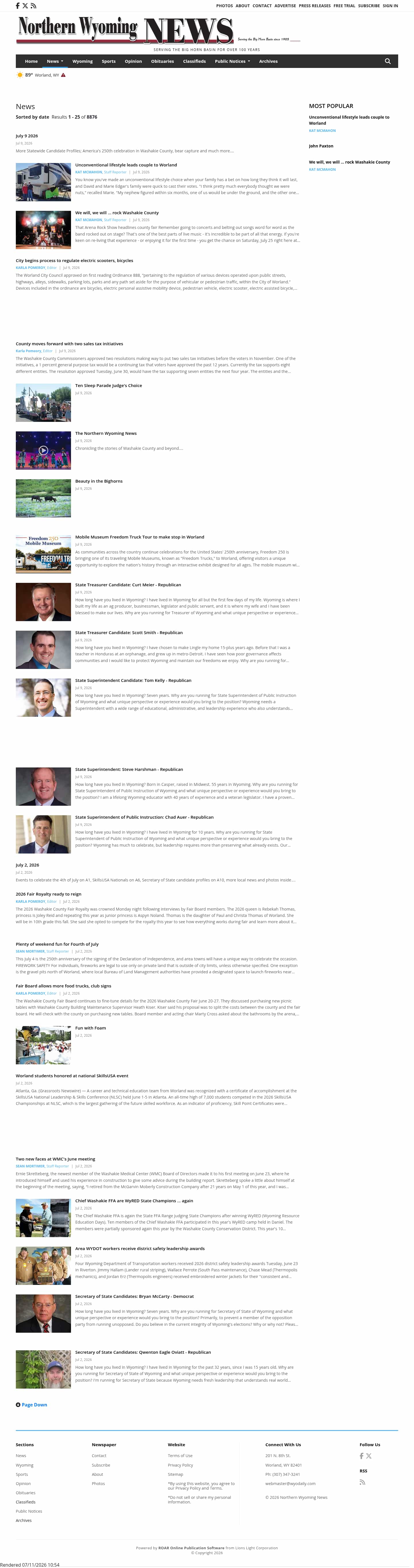 Latest website image capture