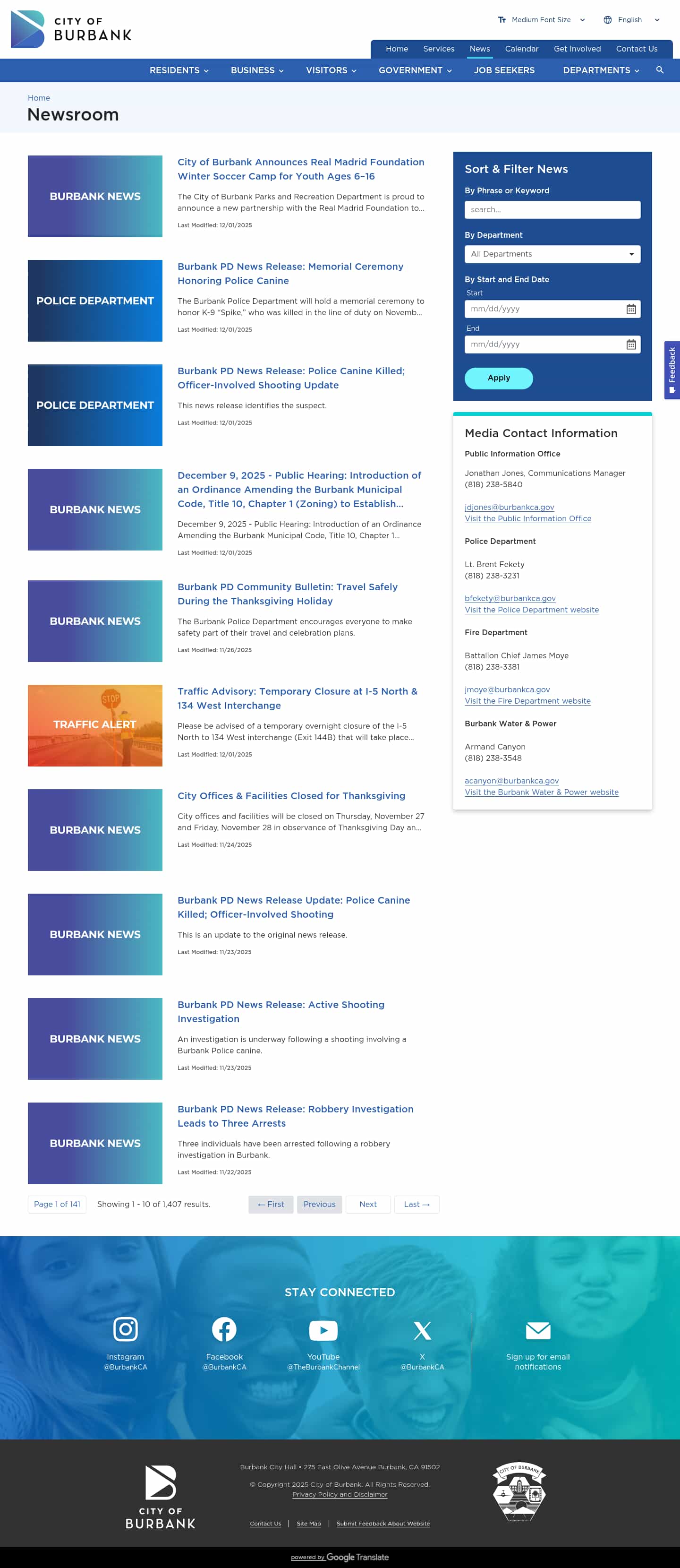 Latest website image capture