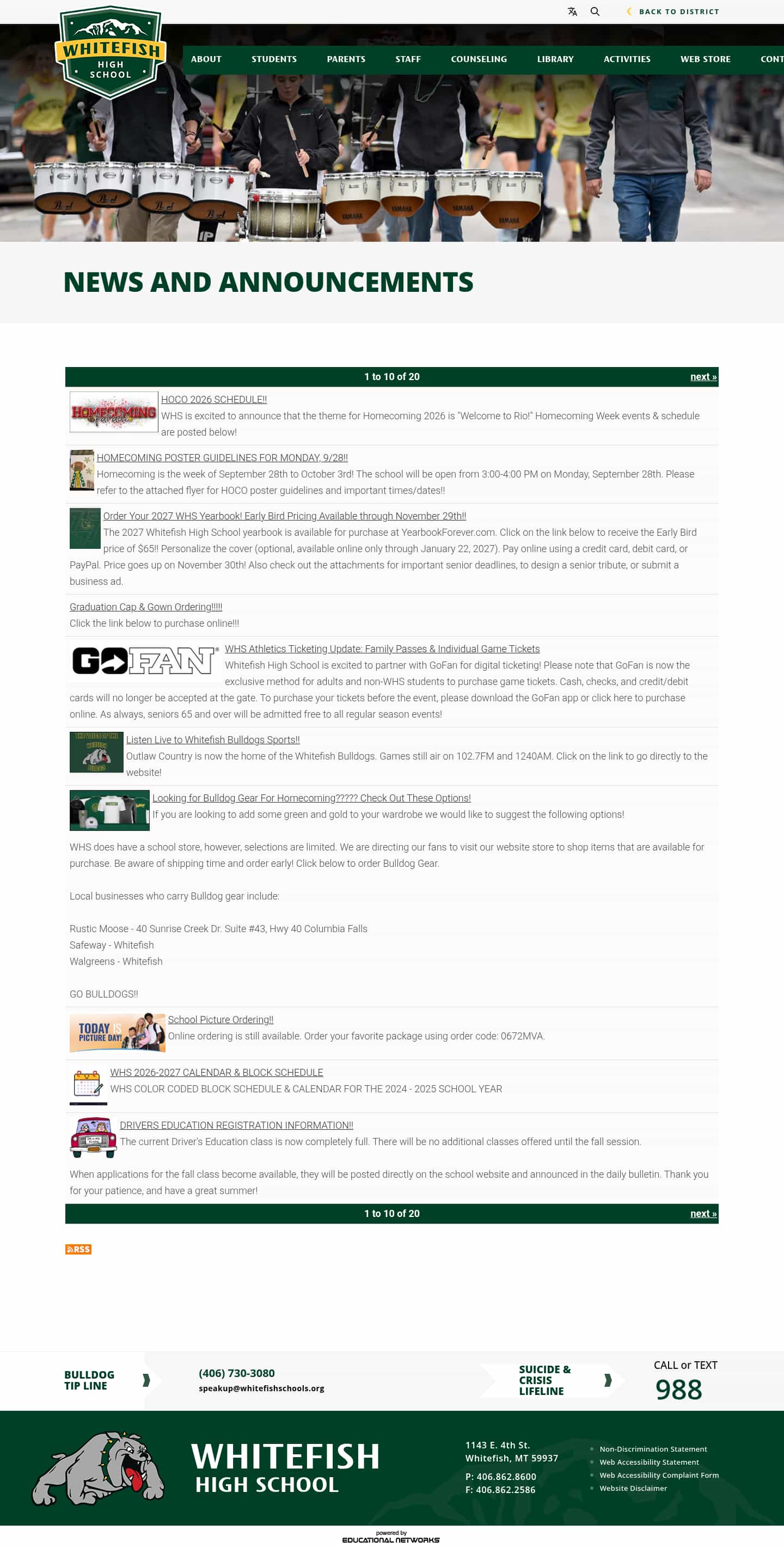 Latest website image capture