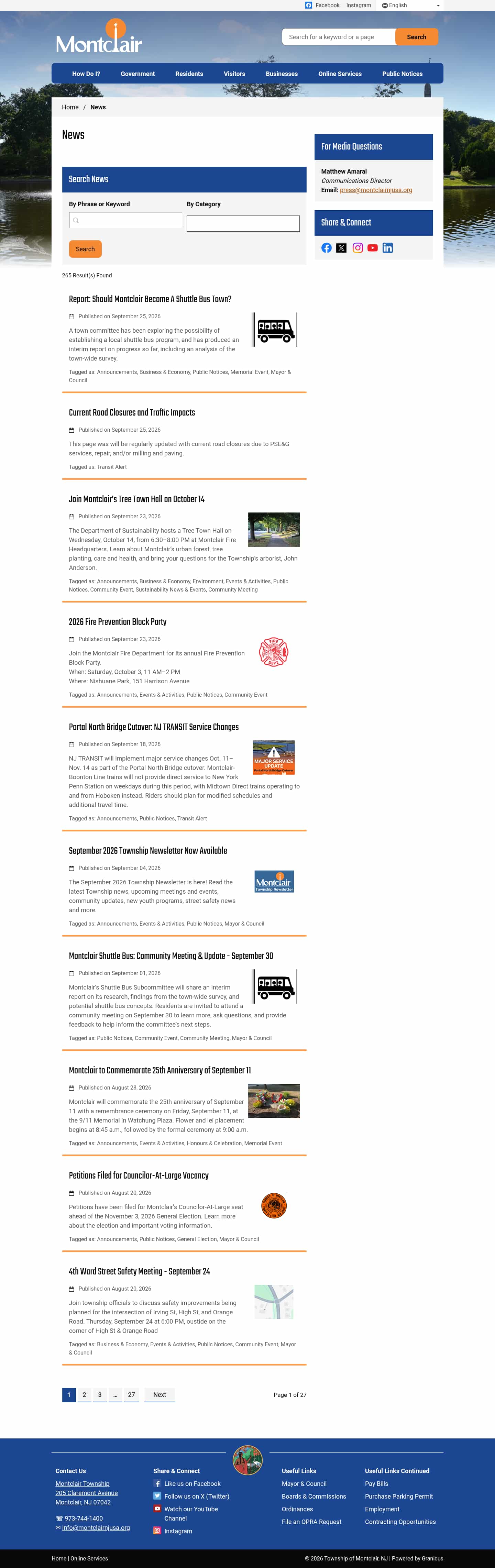 Latest website image capture