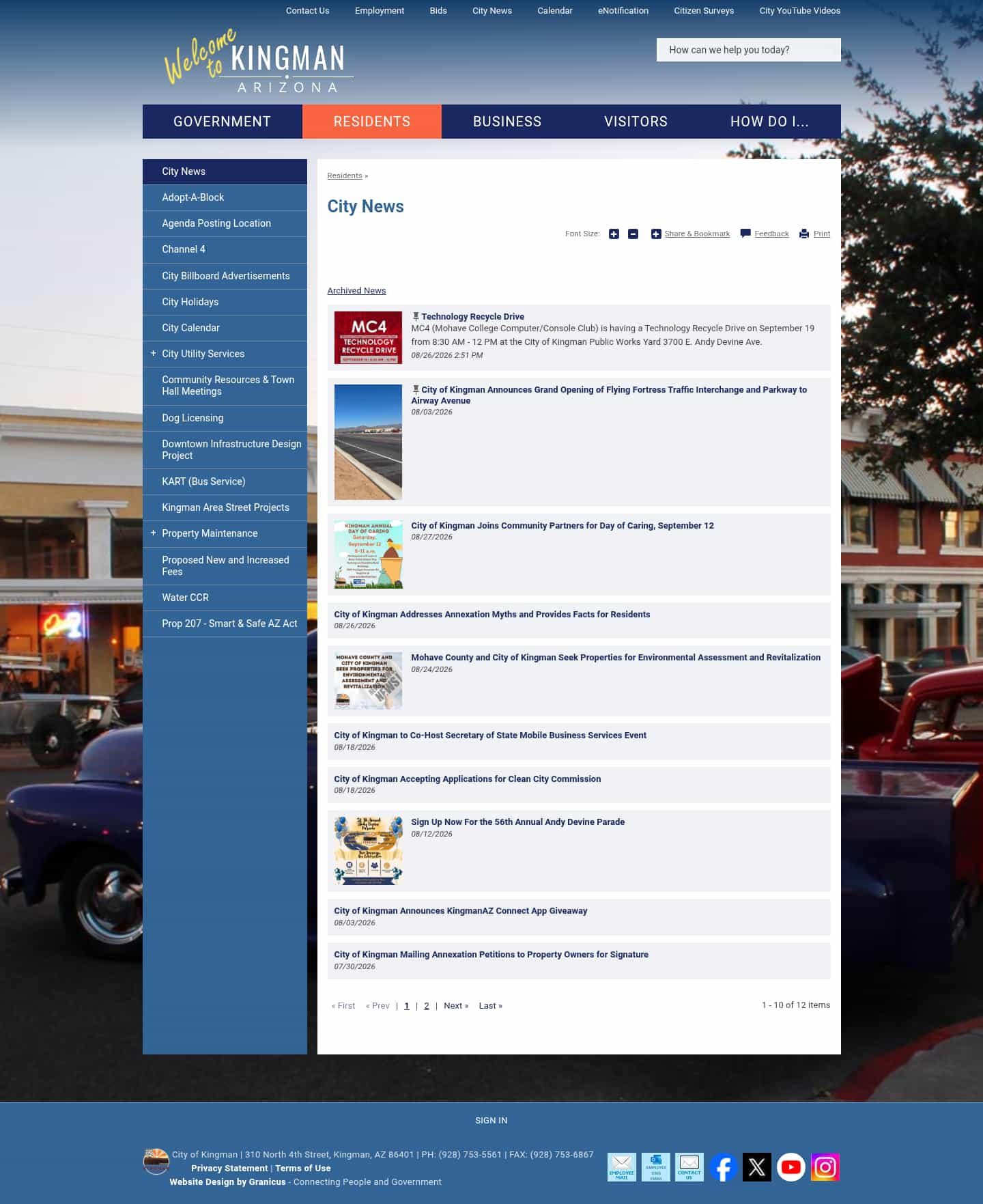 Latest website image capture