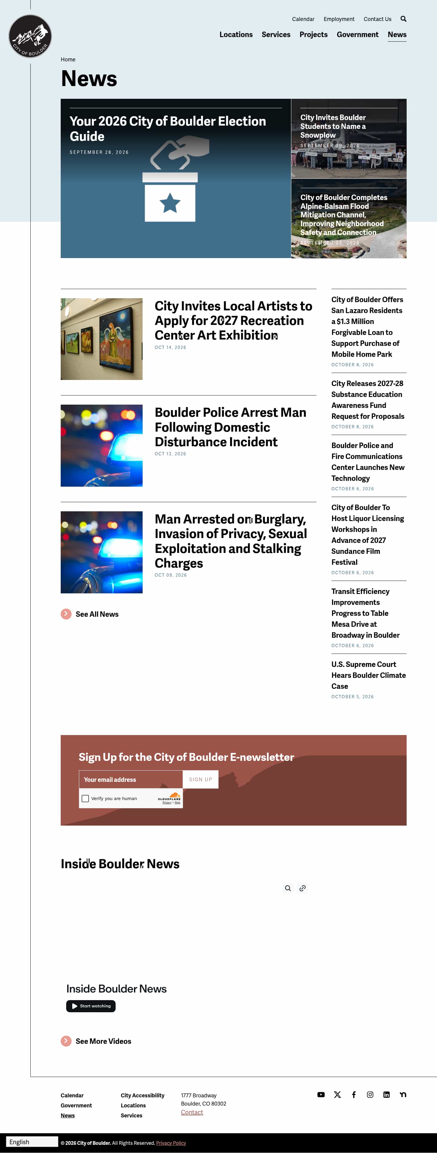 Latest website image capture