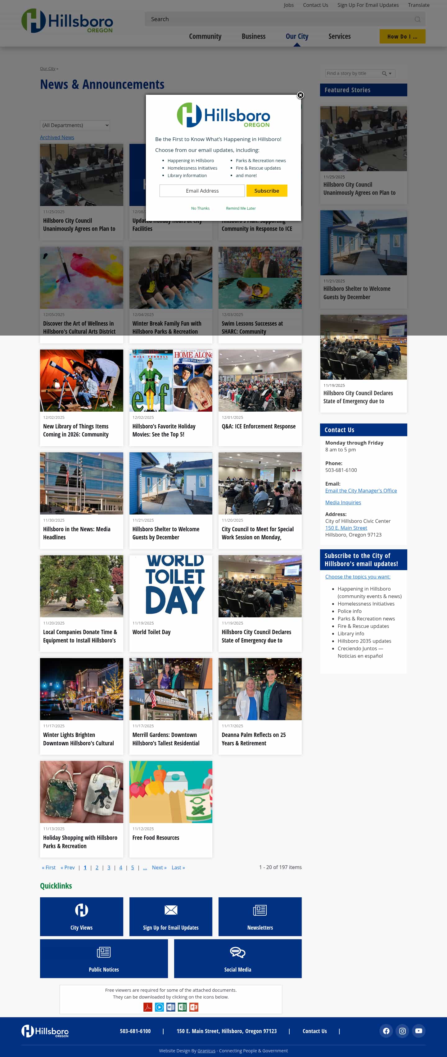 Latest website image capture