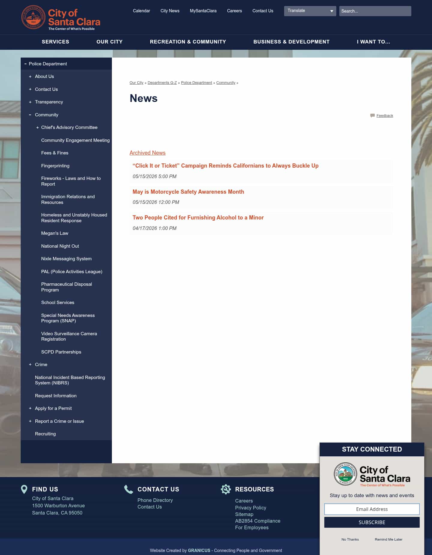 Latest website image capture