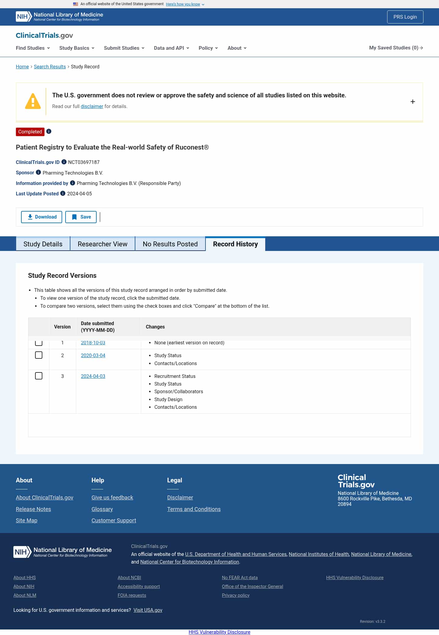Latest website image capture
