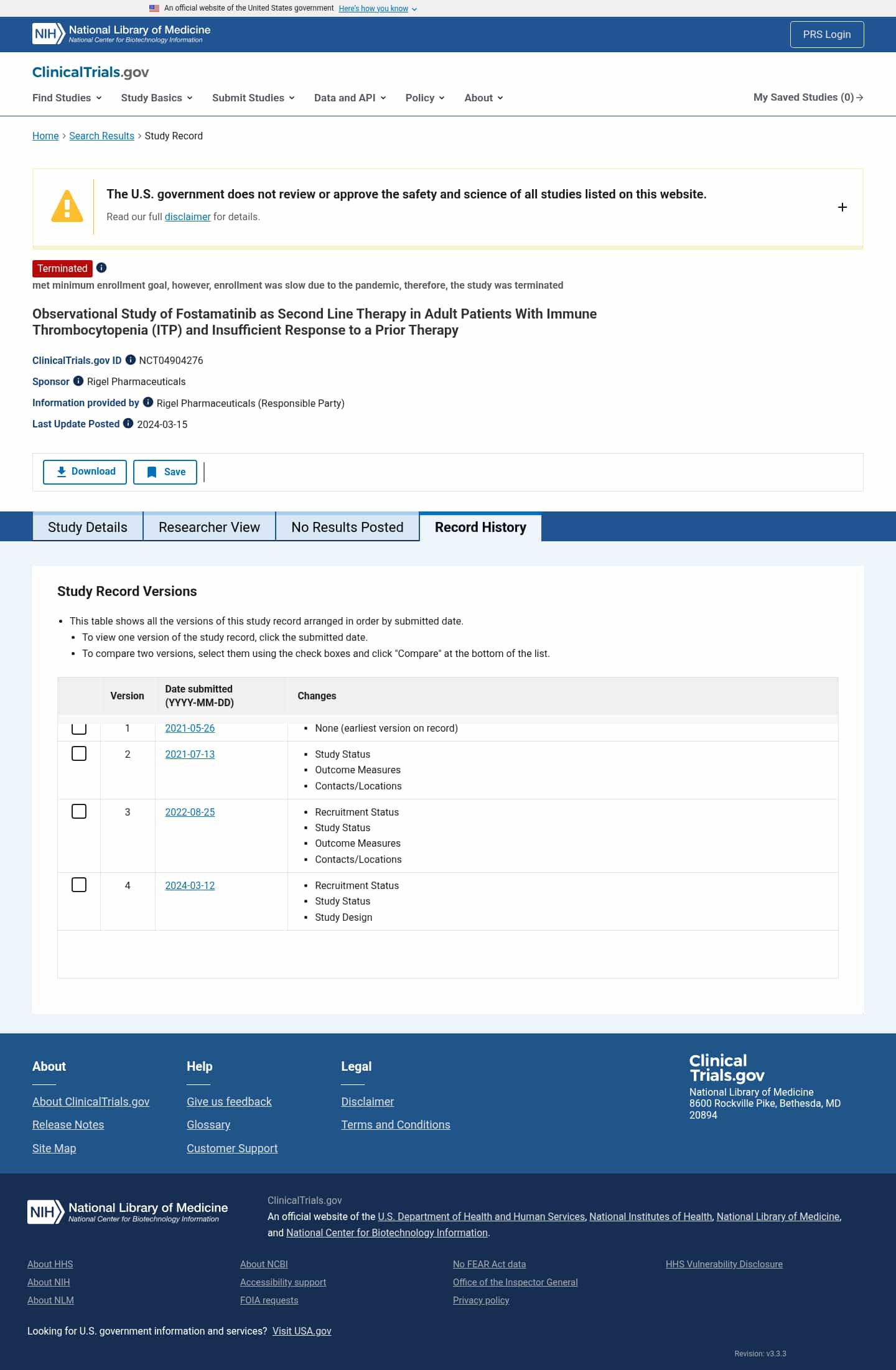 Latest website image capture