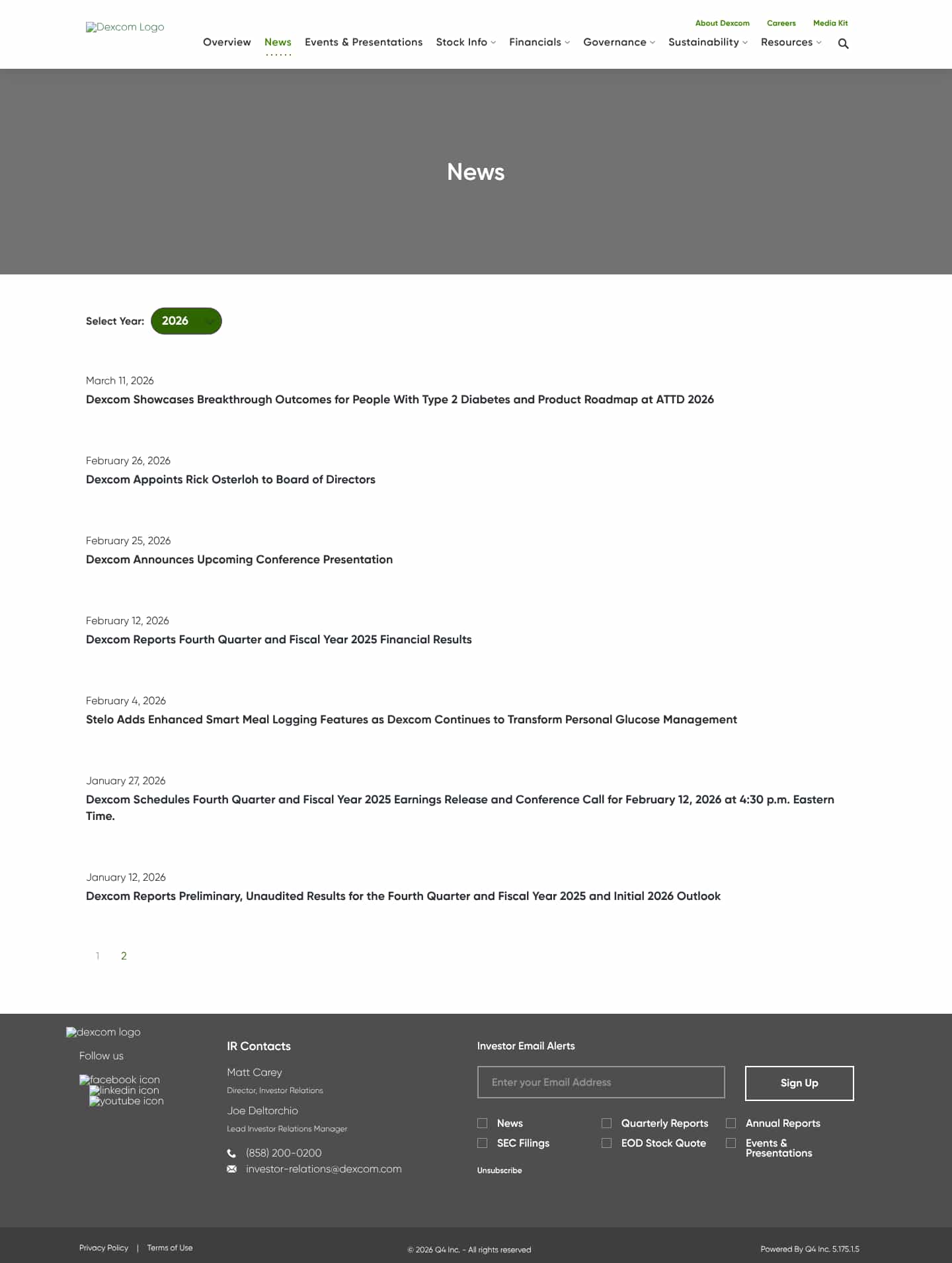 Latest website image capture