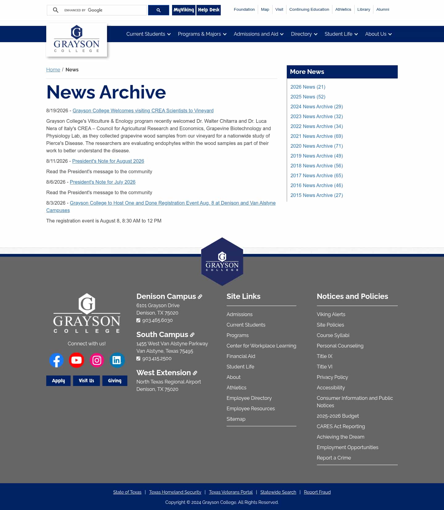Latest website image capture