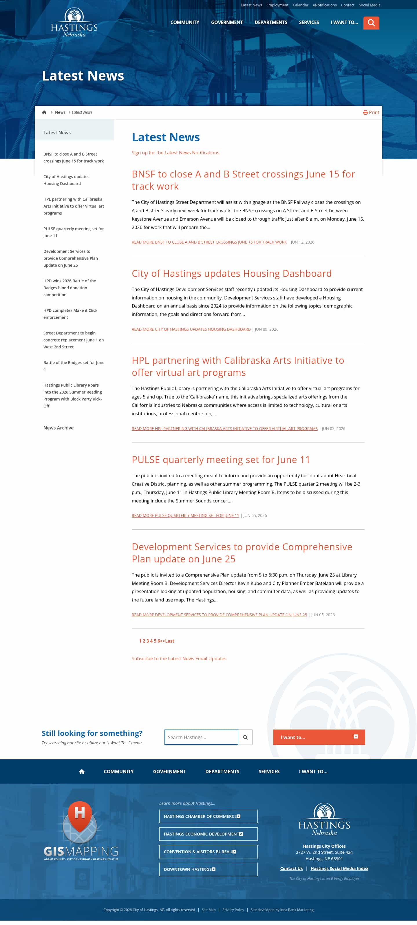 Latest website image capture