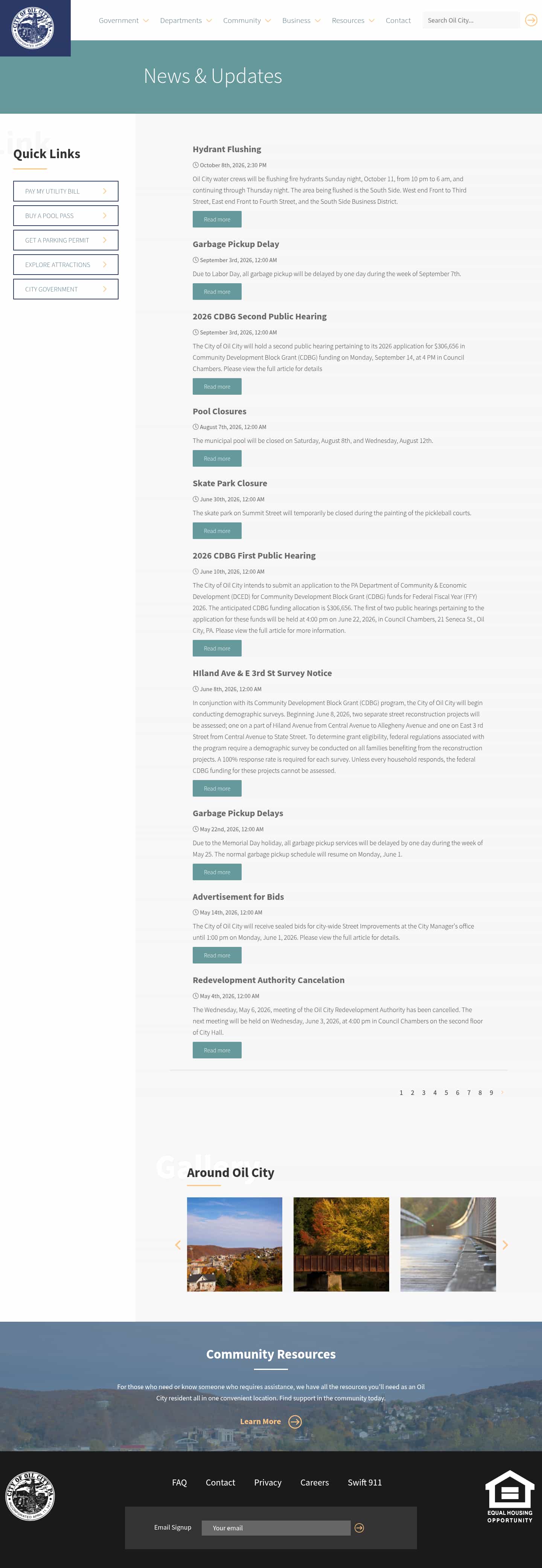 Latest website image capture
