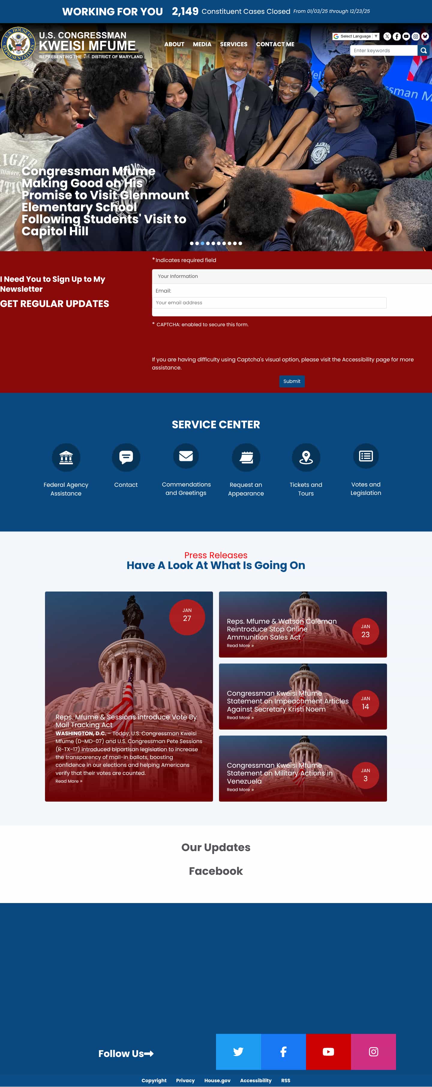 Latest website image capture