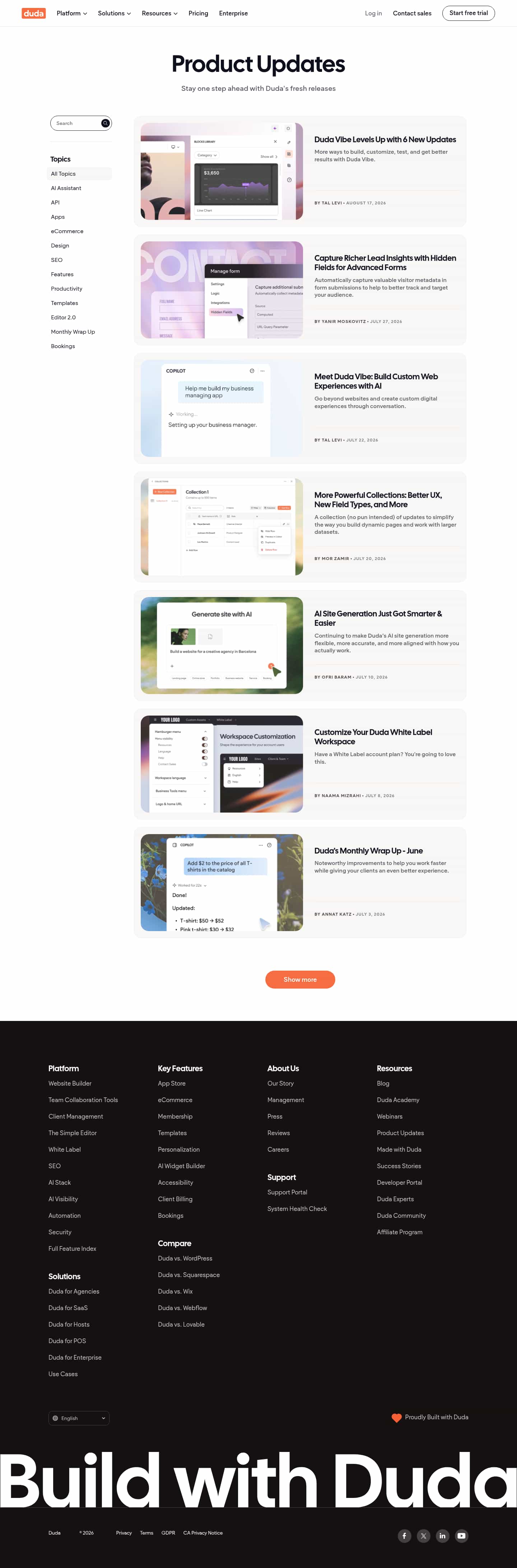 Latest website image capture