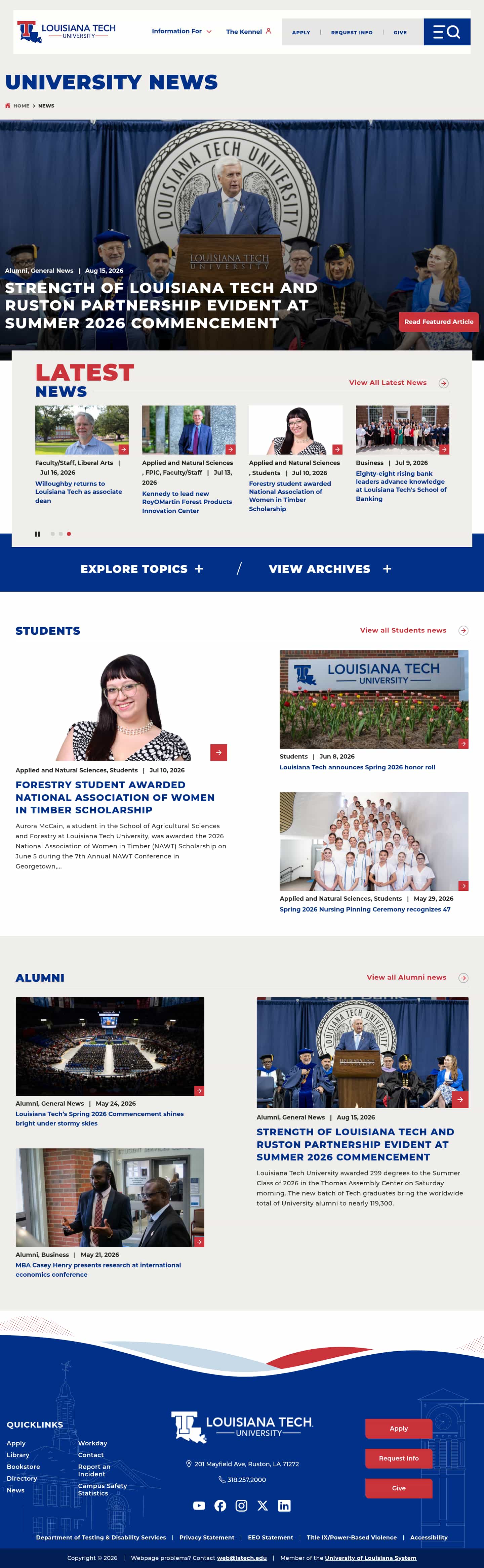 Latest website image capture
