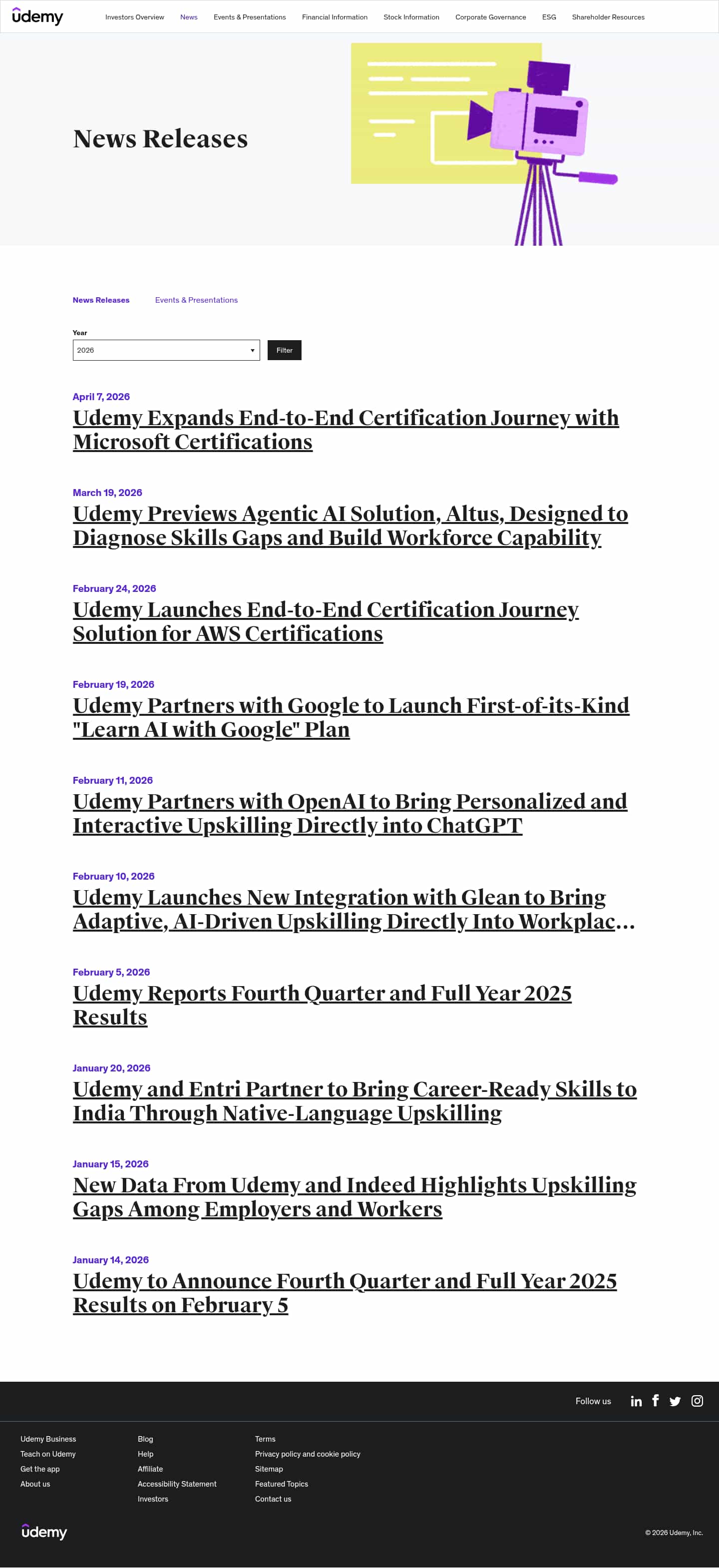 Latest website image capture