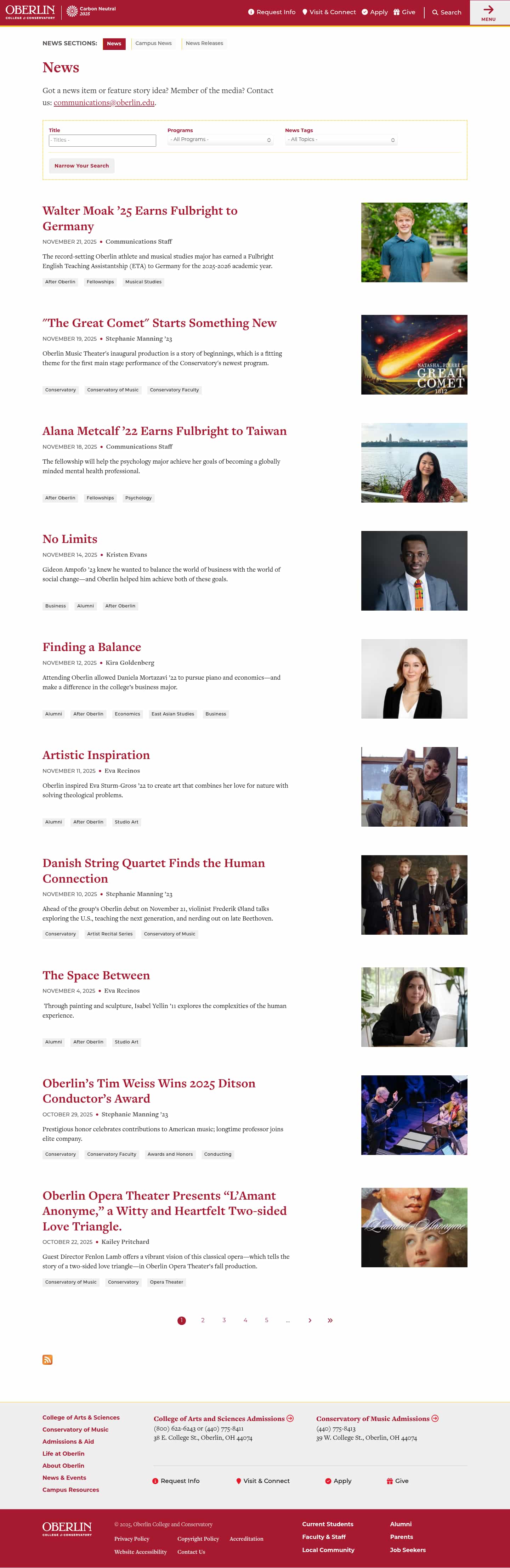 Latest website image capture