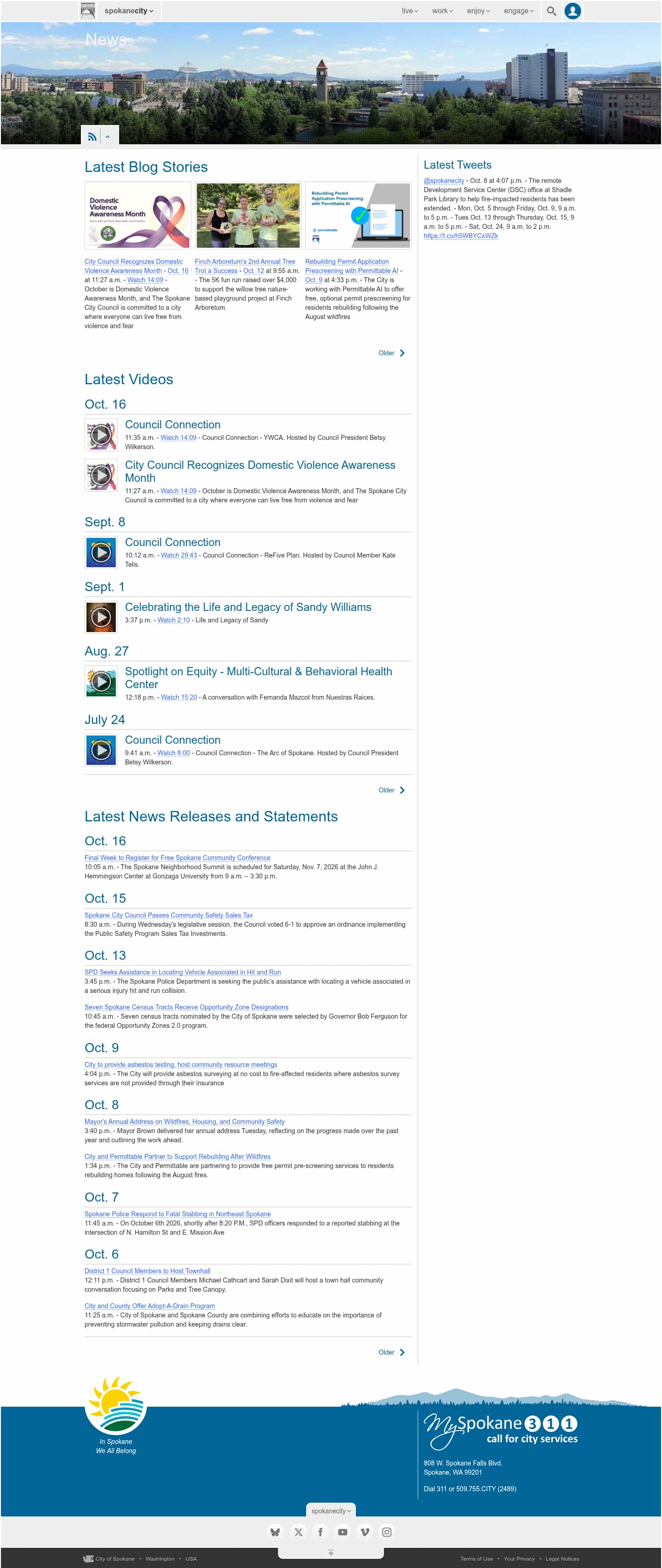 Latest website image capture