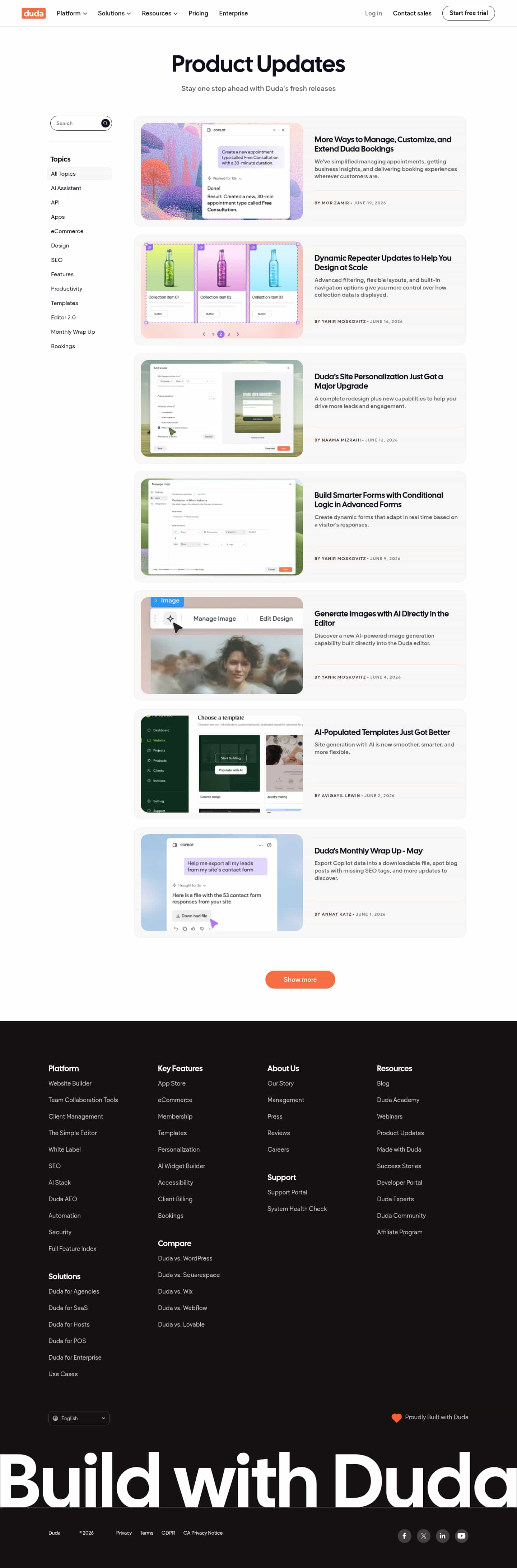 Latest website image capture
