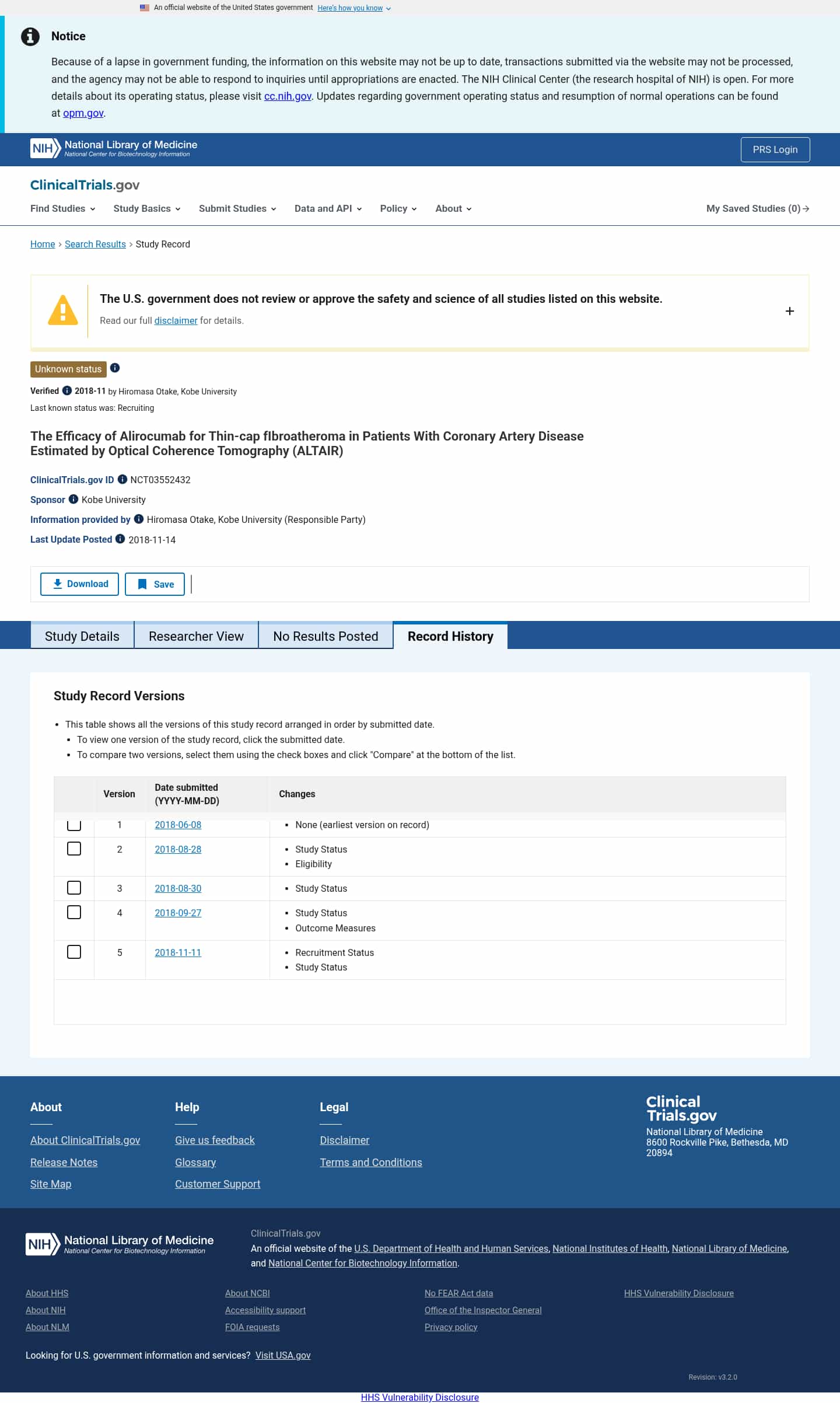 Latest website image capture