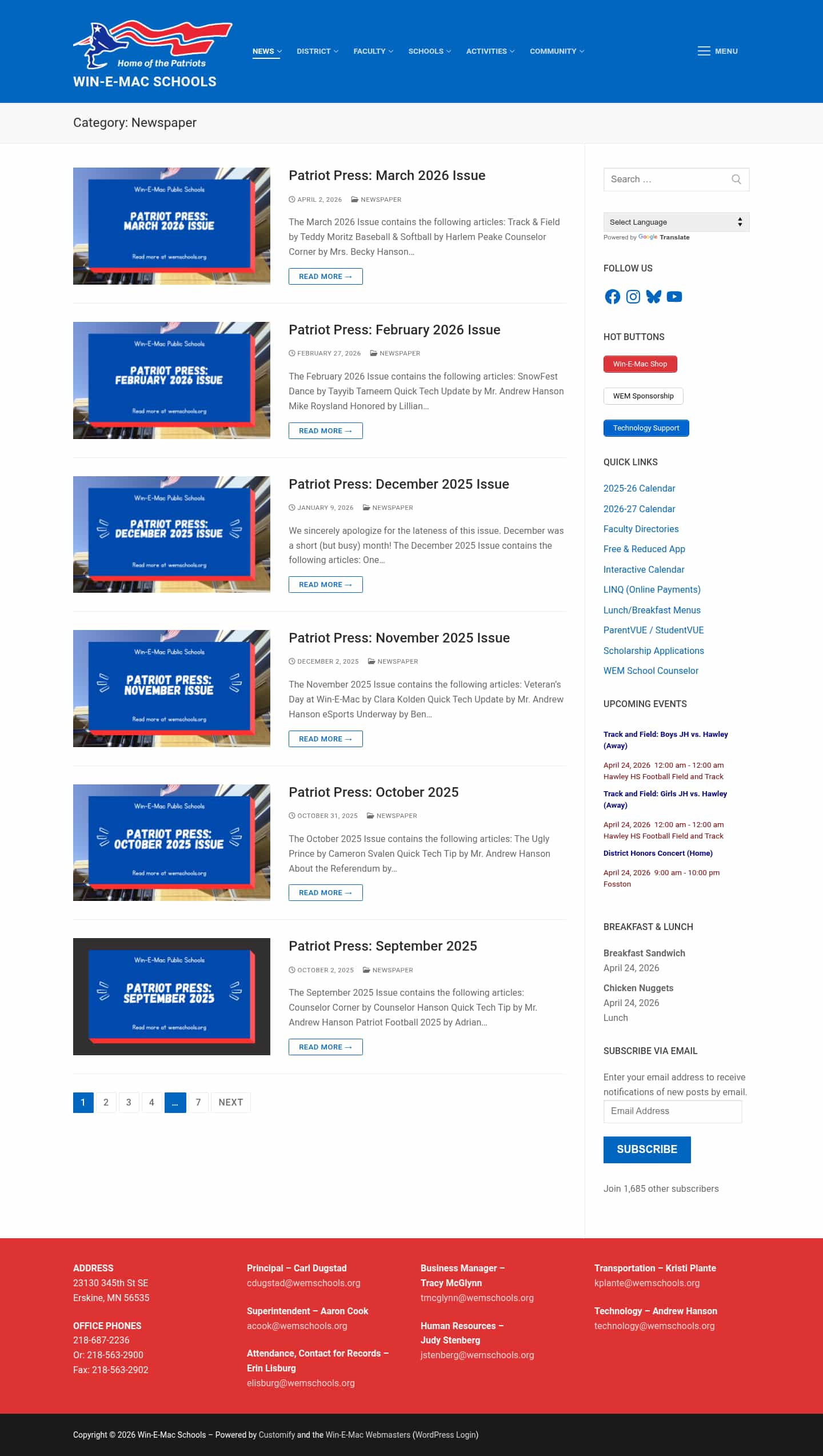 Latest website image capture