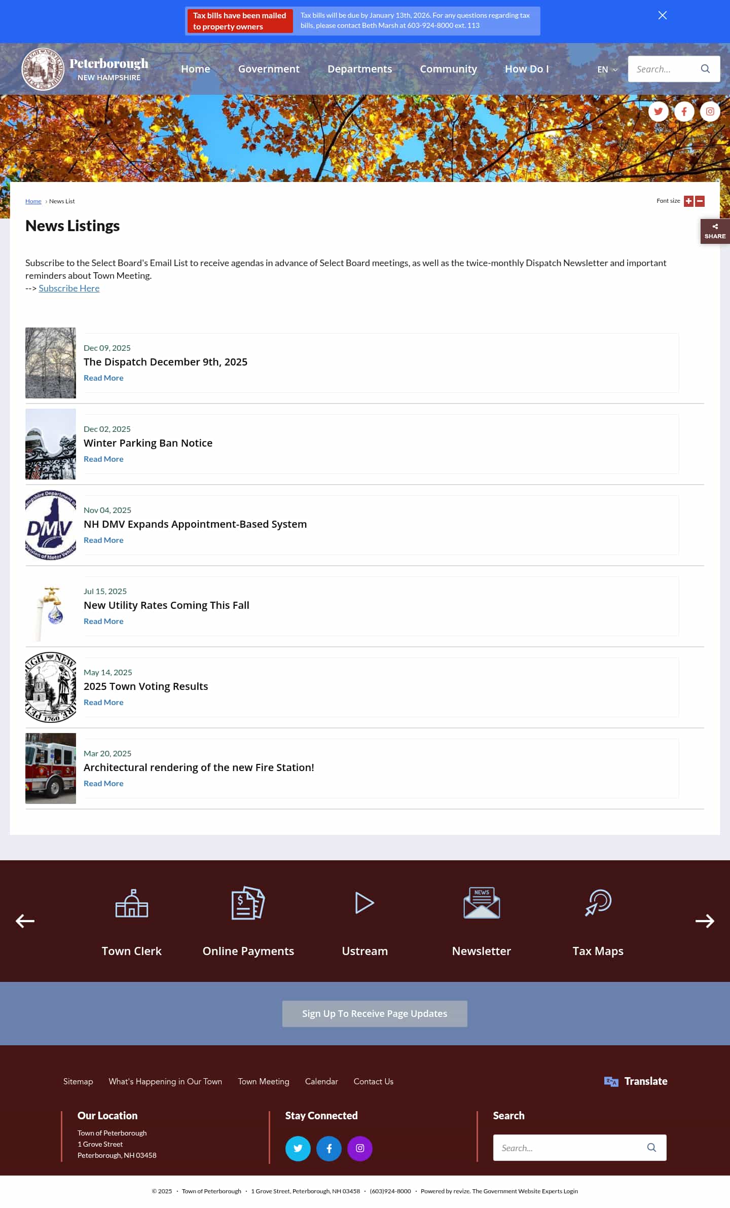 Latest website image capture