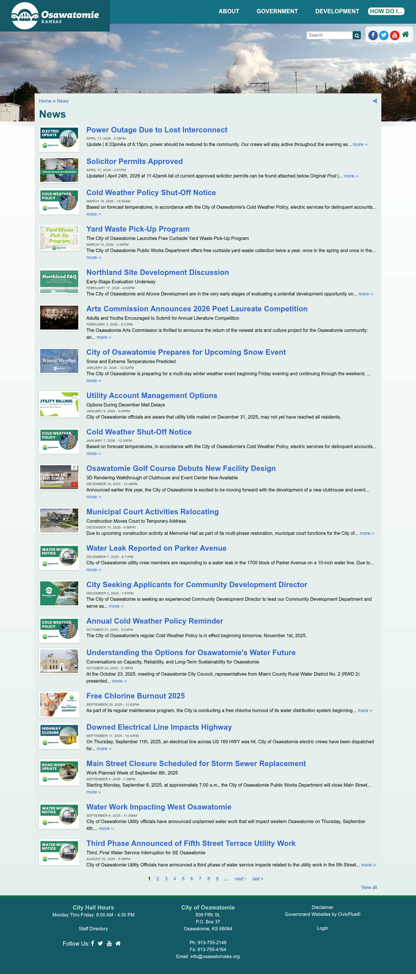 Latest website image capture