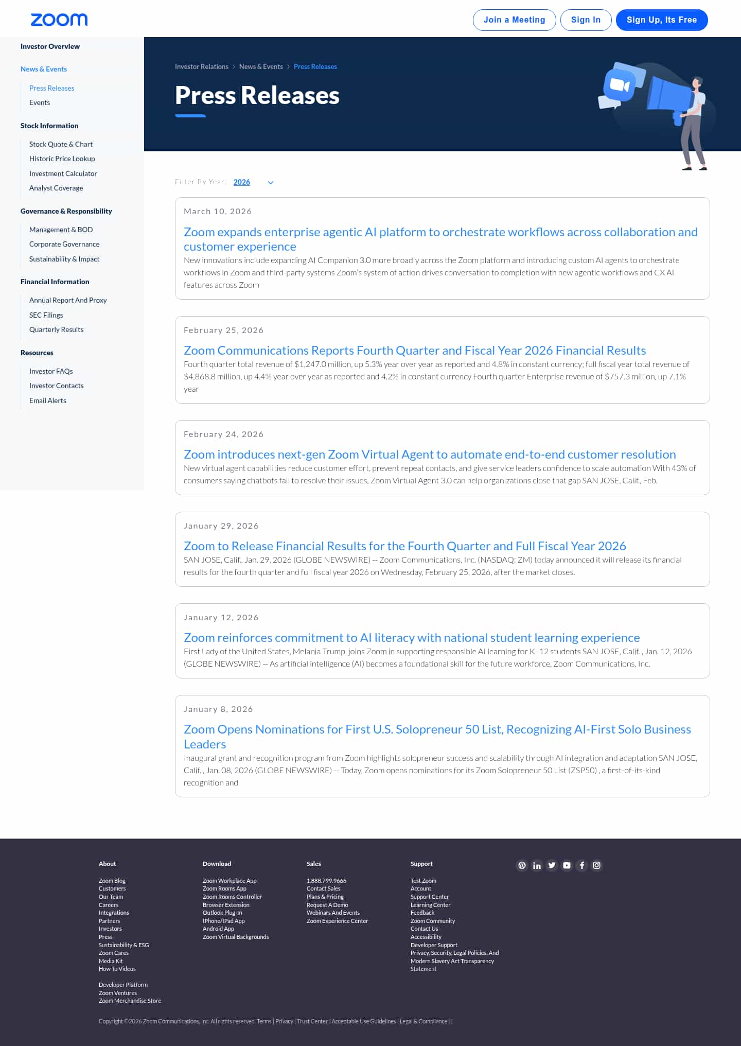 Latest website image capture