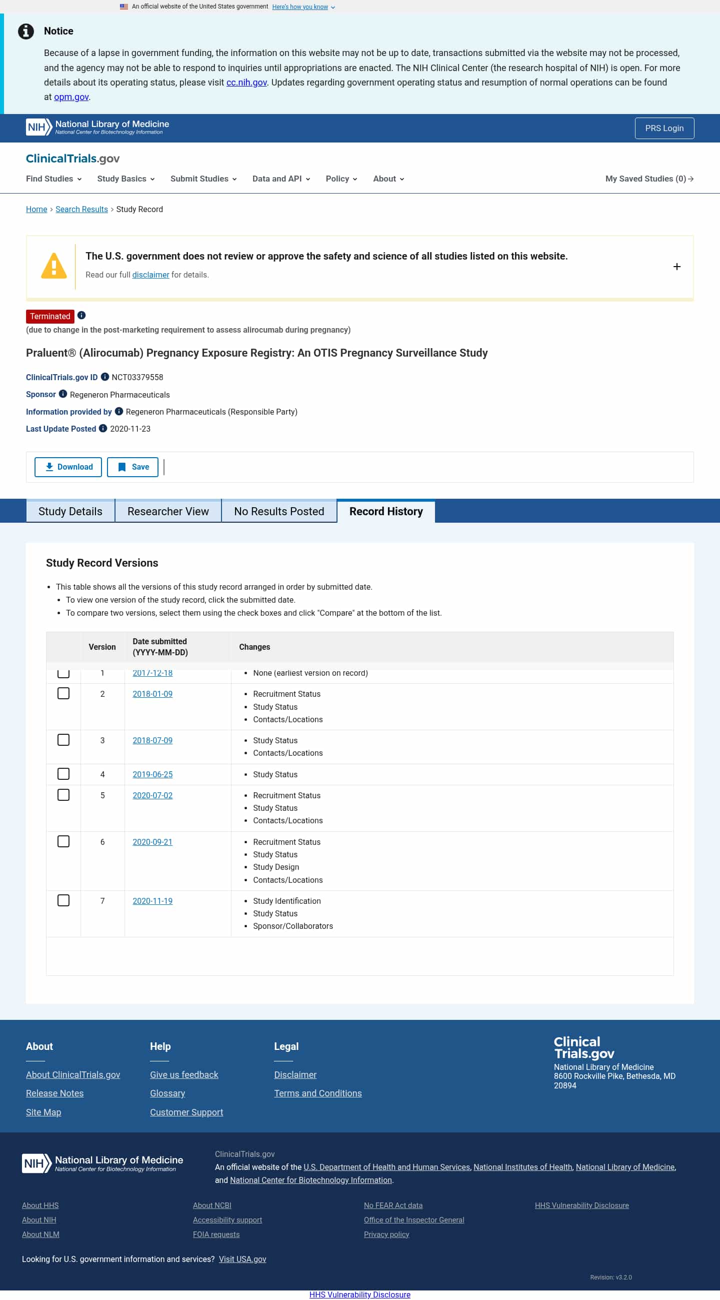 Latest website image capture