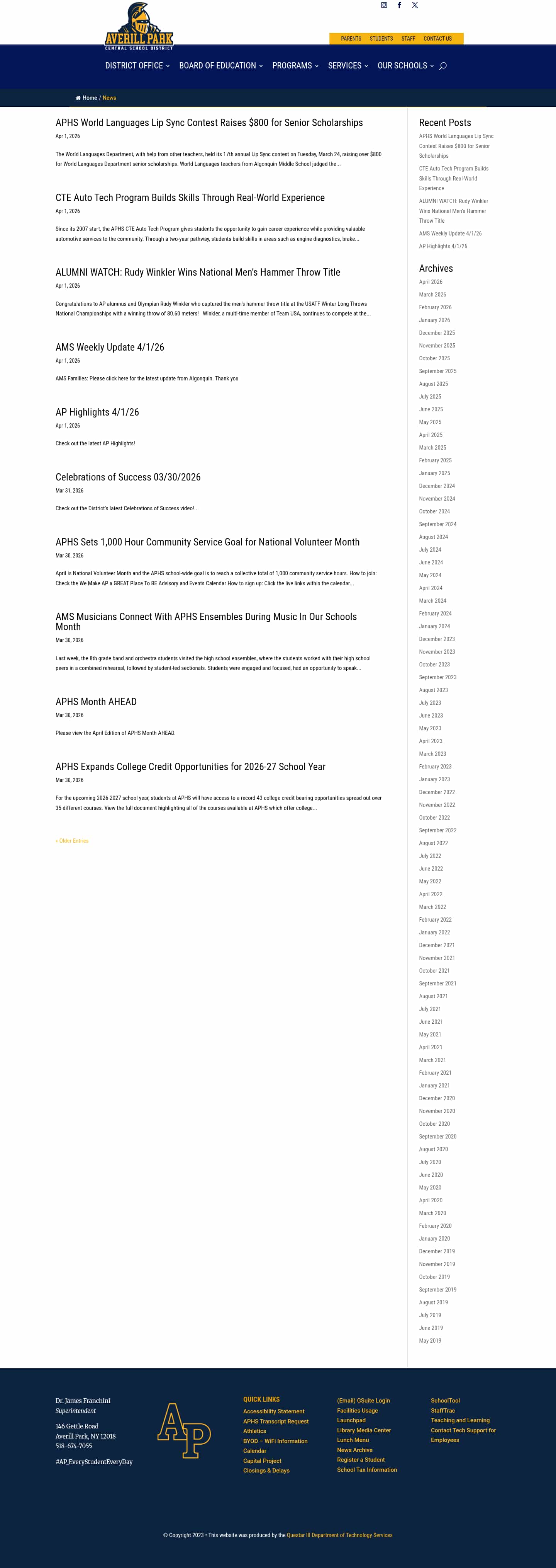 Latest website image capture