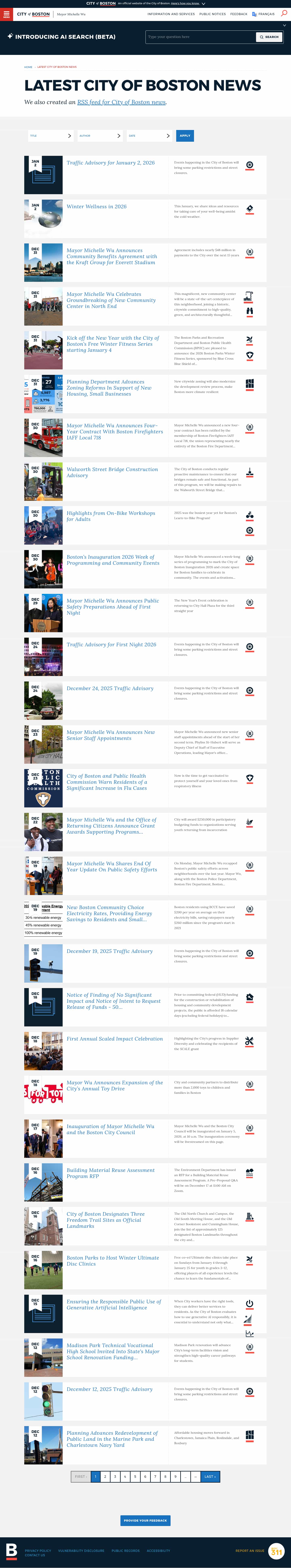 Latest website image capture