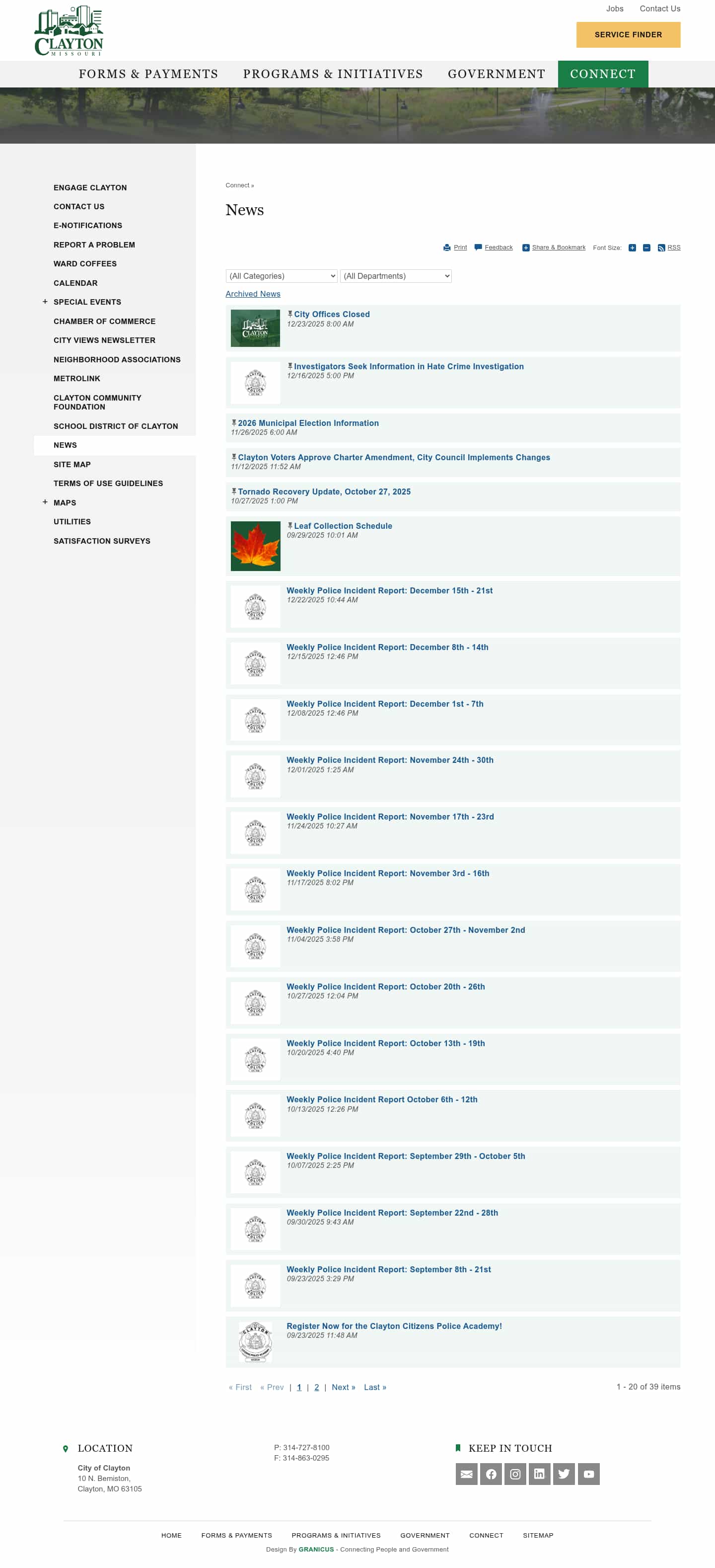 Latest website image capture