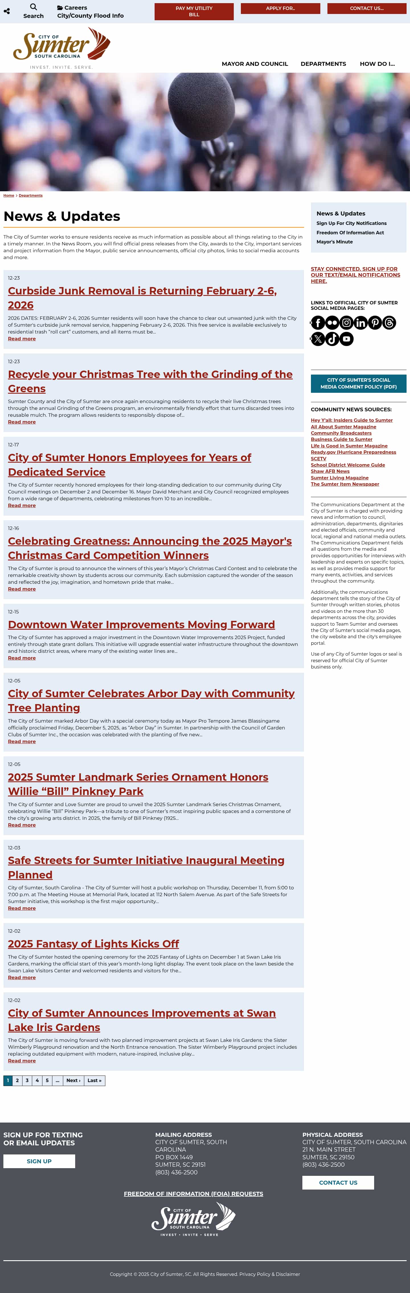 Latest website image capture