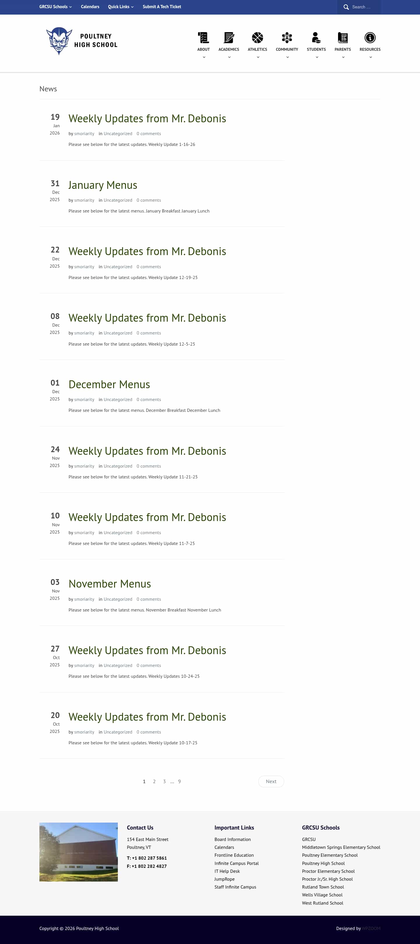 Latest website image capture