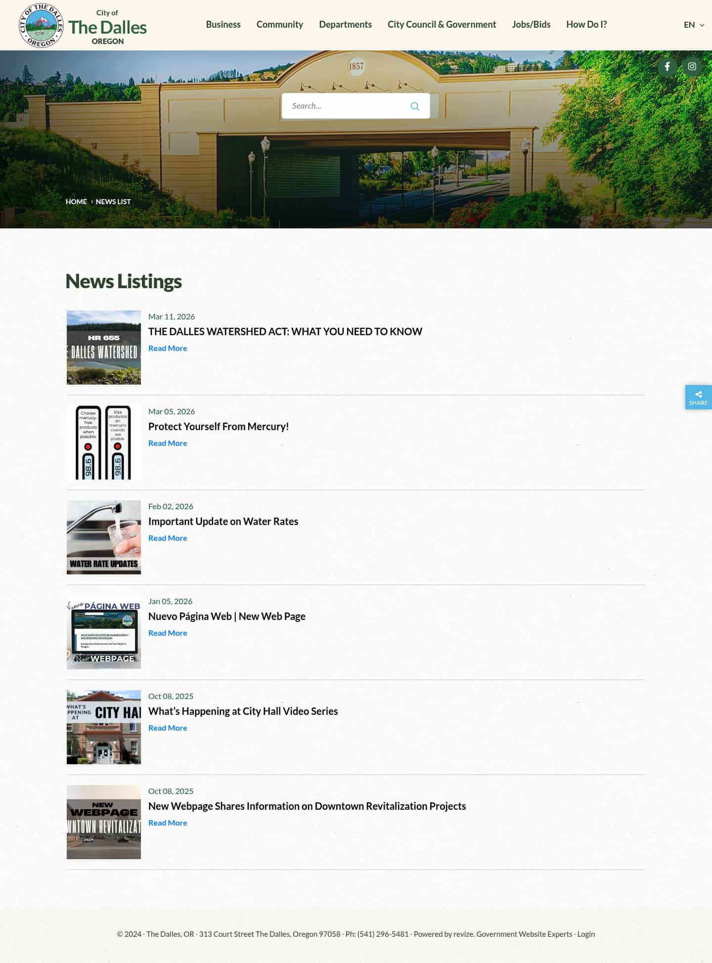 Latest website image capture