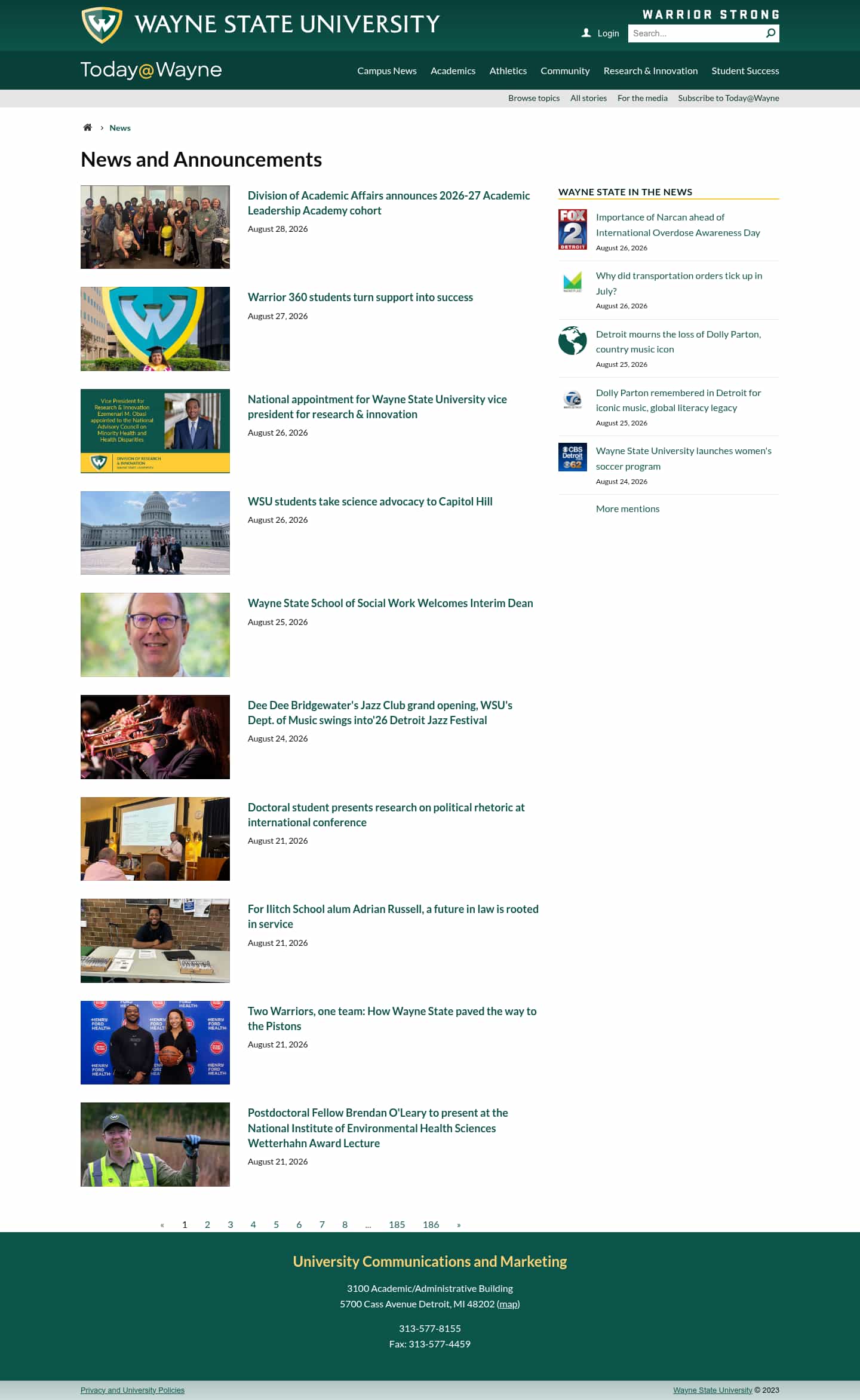 Latest website image capture