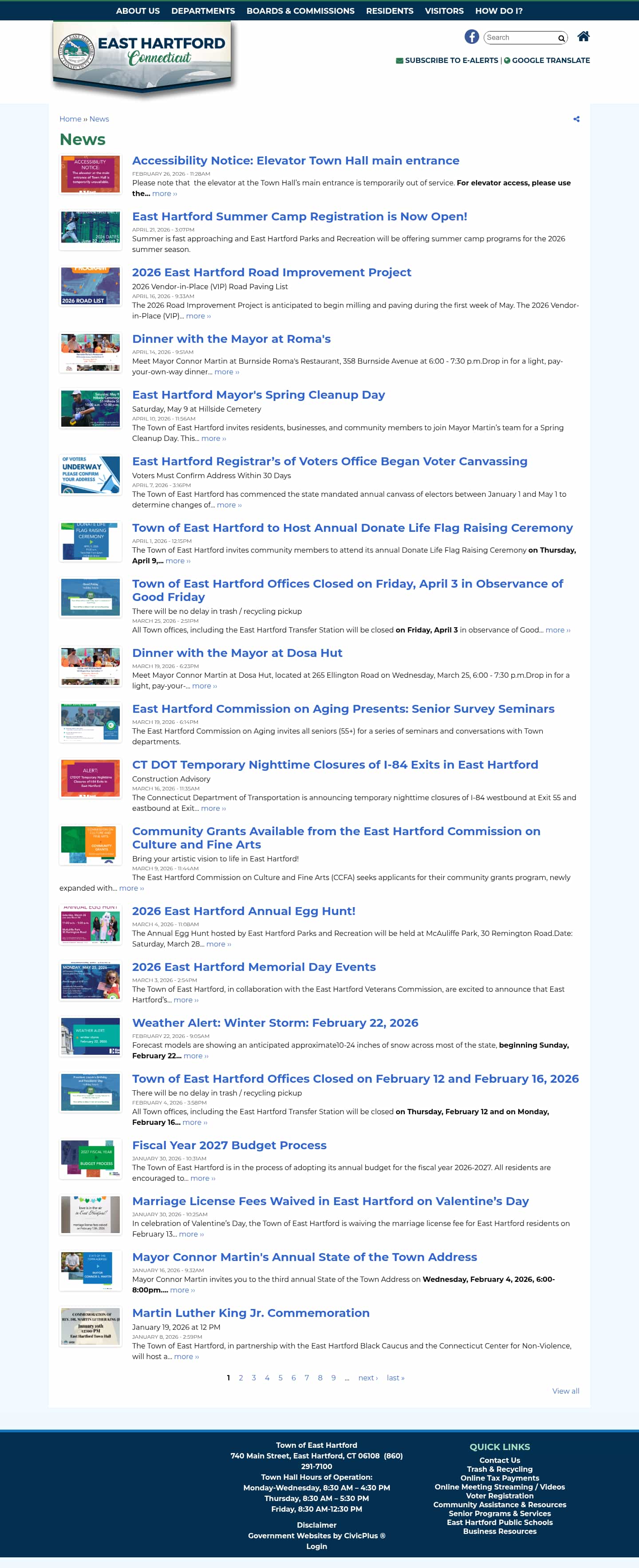 Latest website image capture