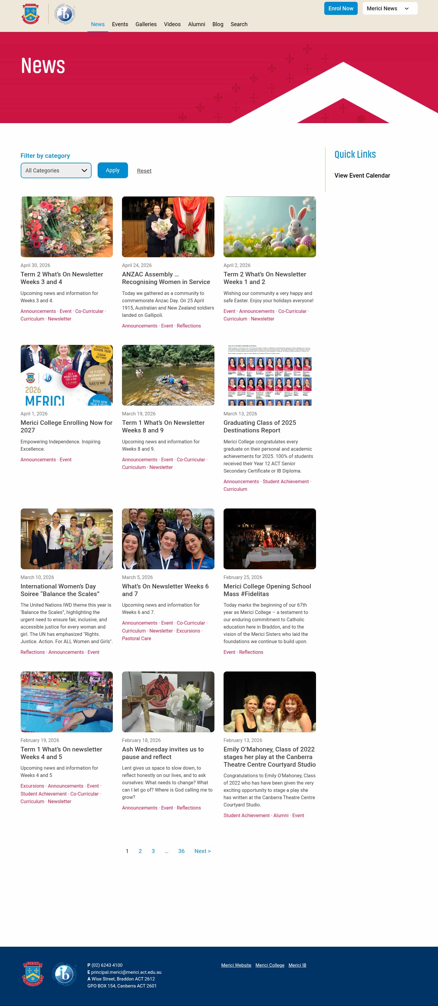 Latest website image capture