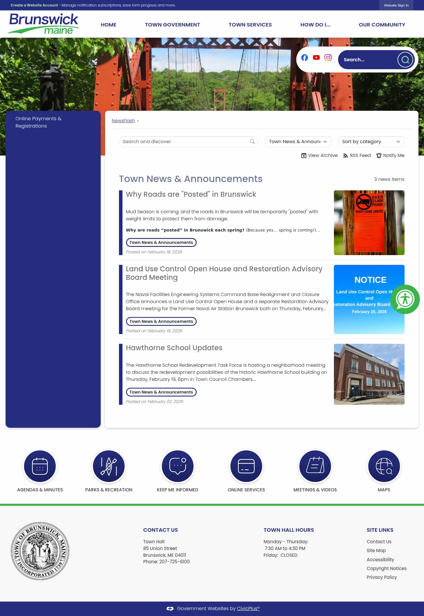 Latest website image capture