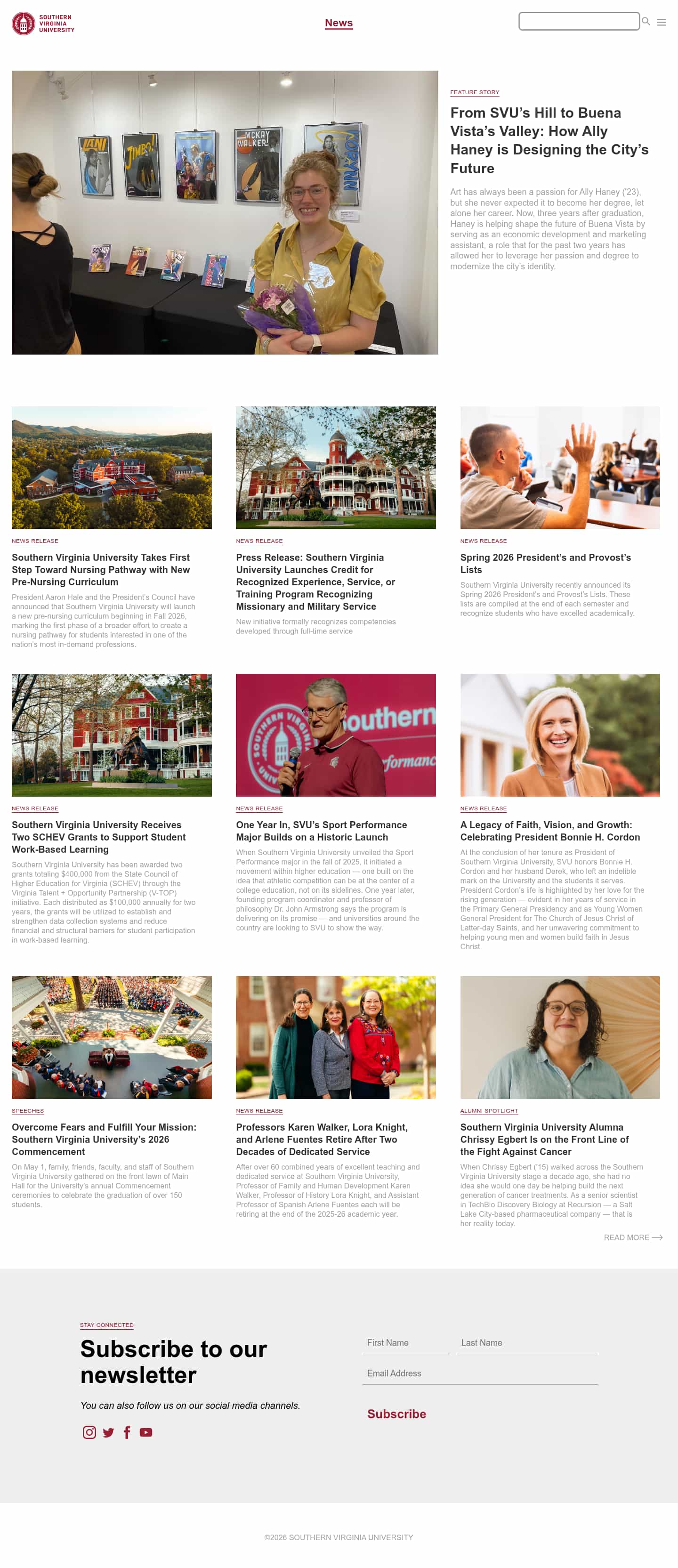 Latest website image capture