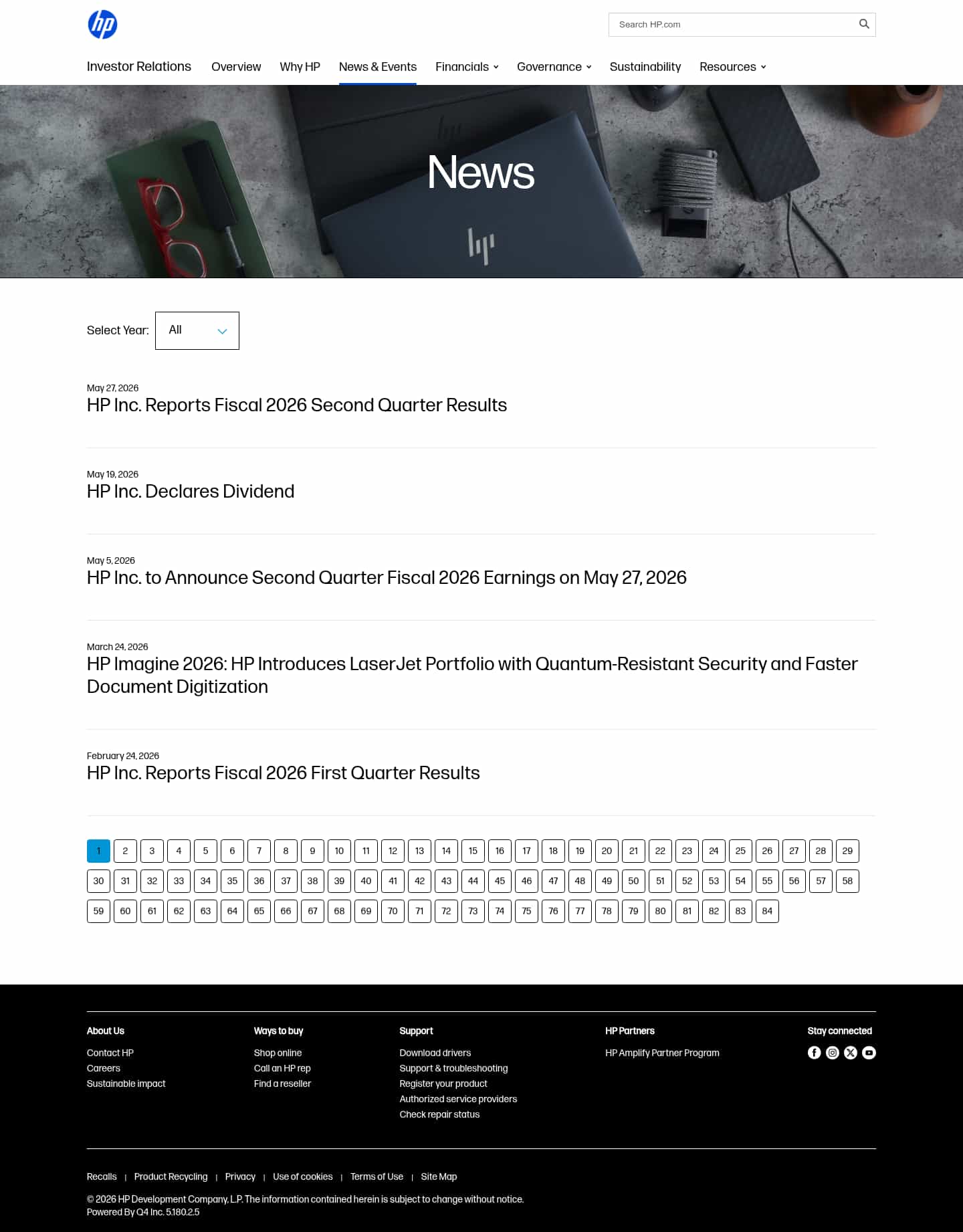 Latest website image capture