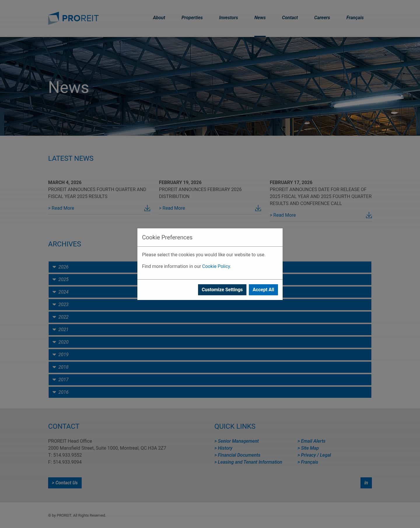 Latest website image capture