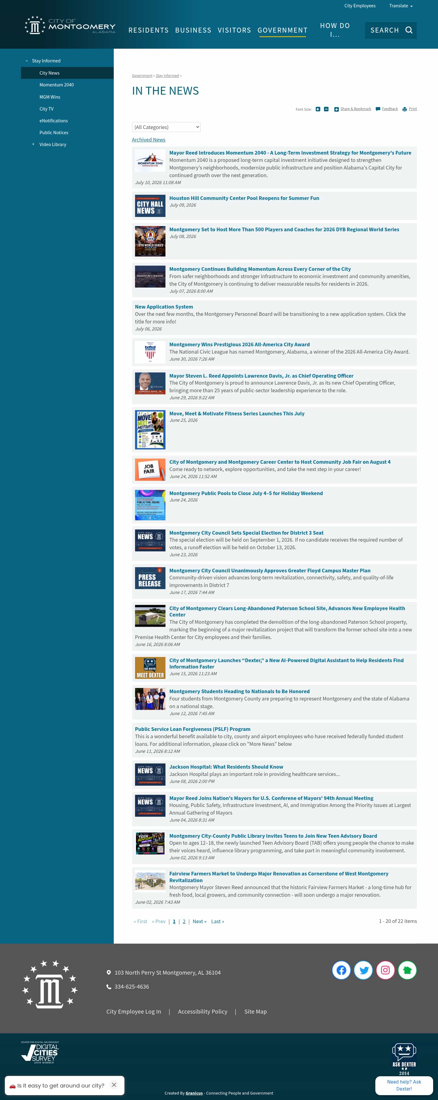 Latest website image capture