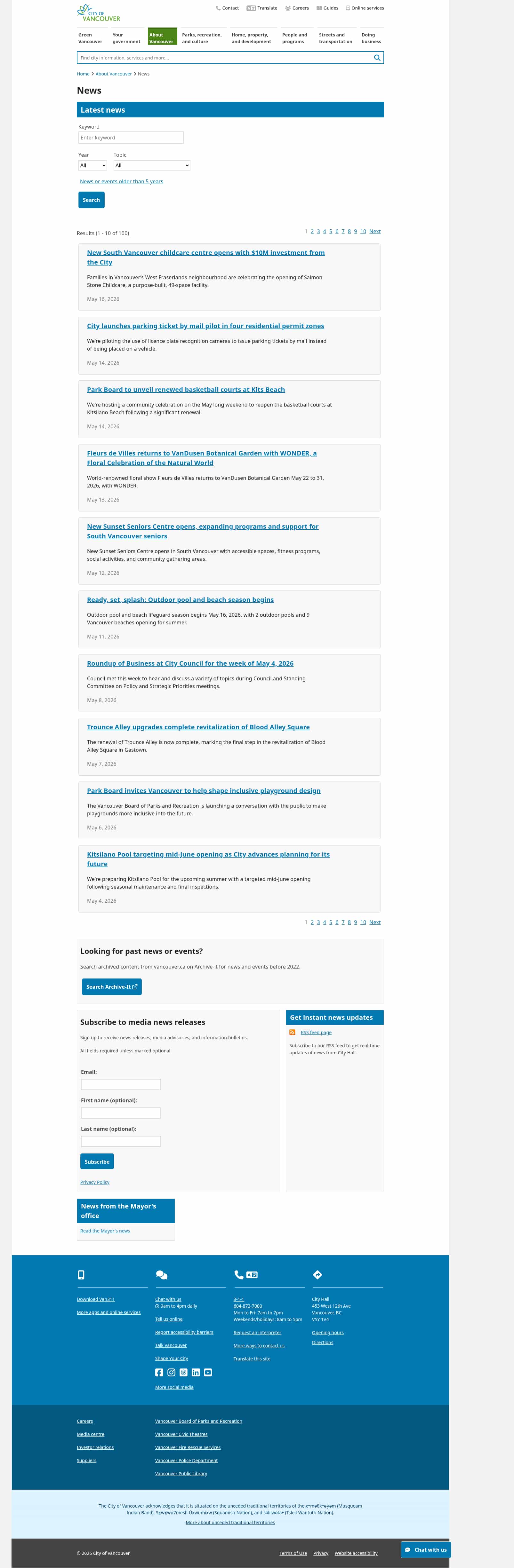 Latest website image capture