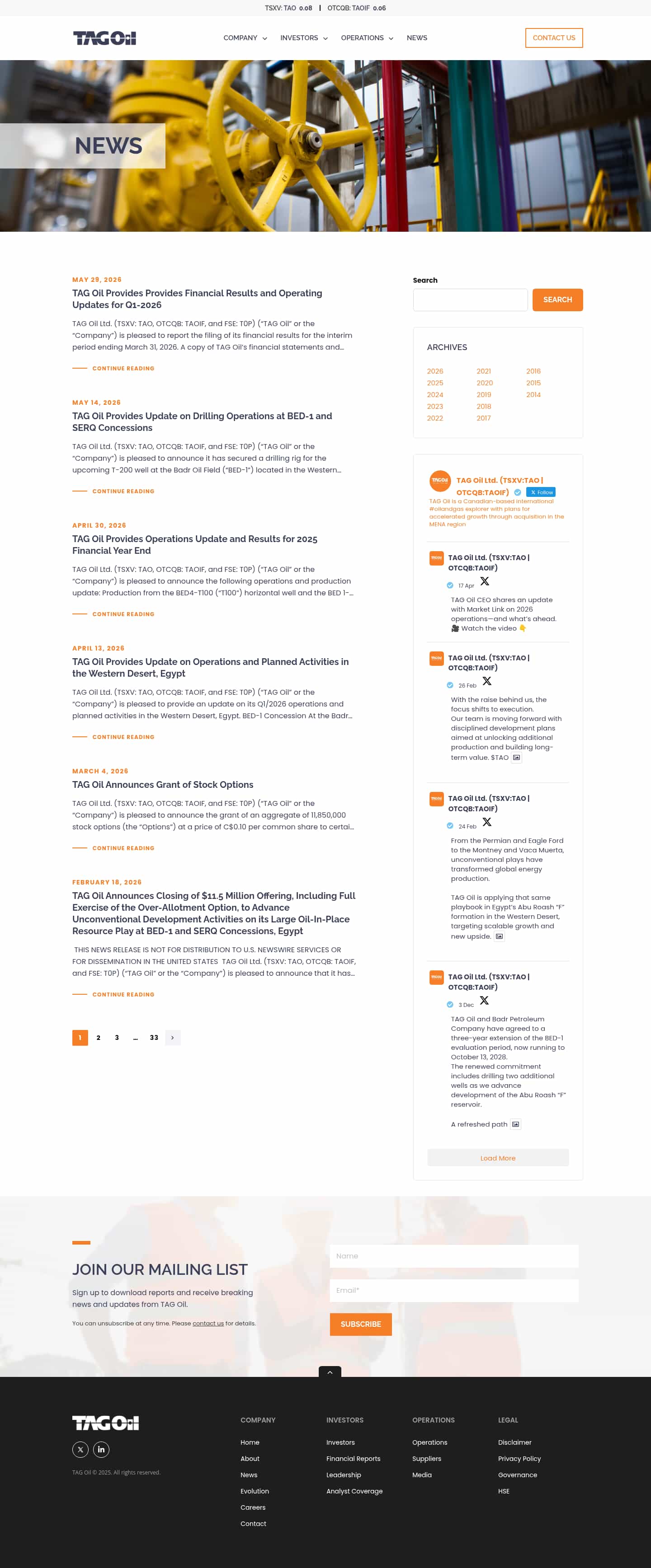 Latest website image capture