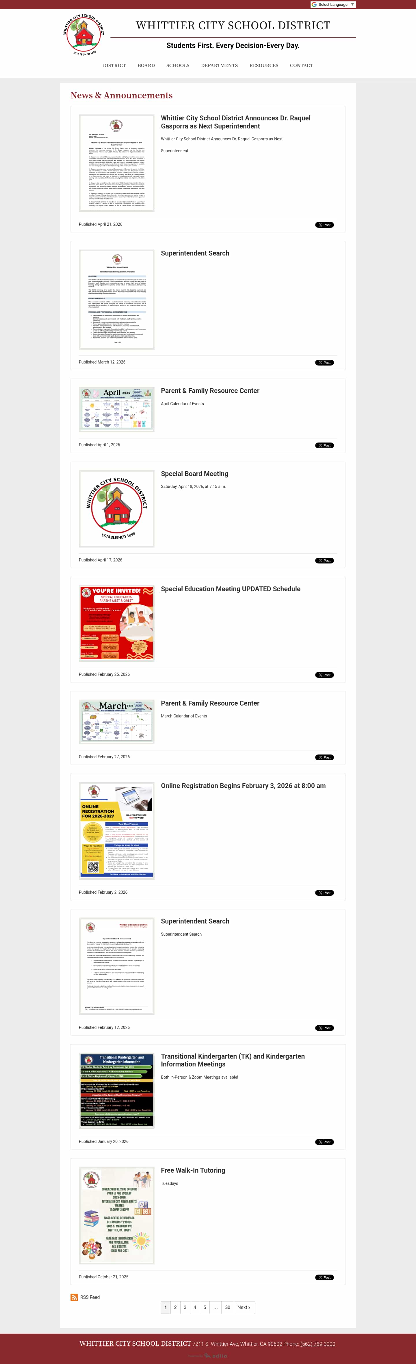 Latest website image capture