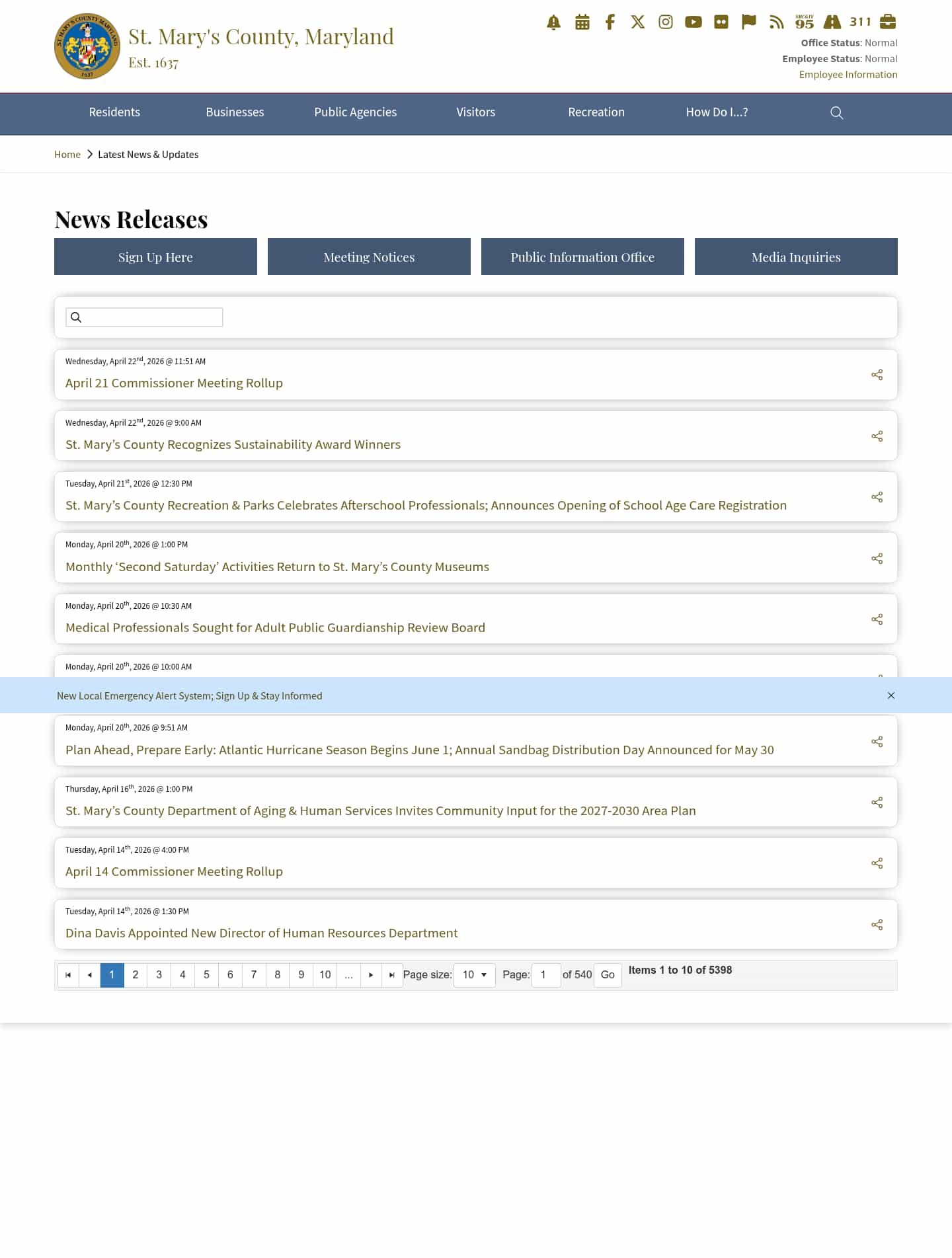 Latest website image capture